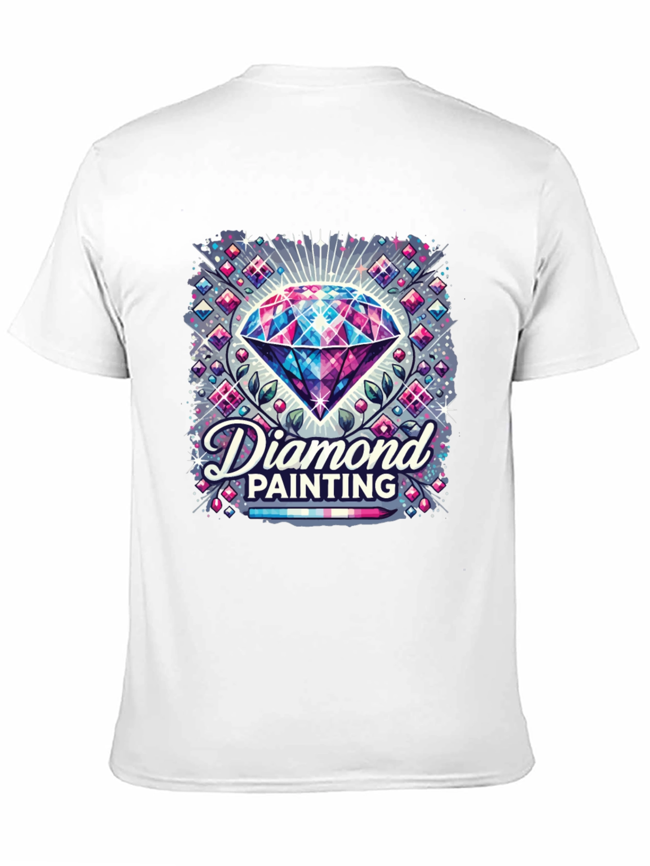 Diamond Painting Graphic Tee - Unique Artistic Design