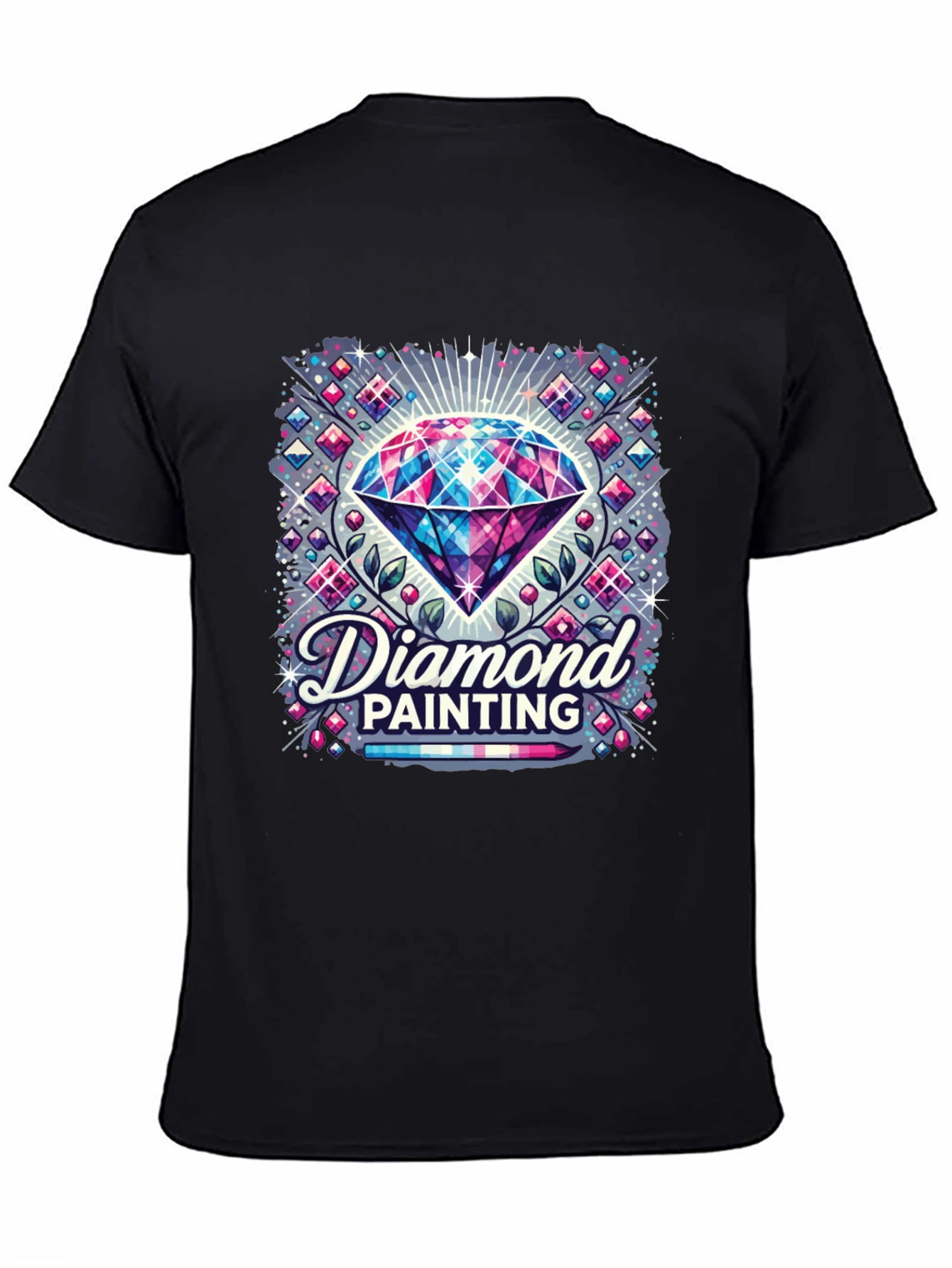 Diamond Painting Graphic Tee - Unique Artistic Design