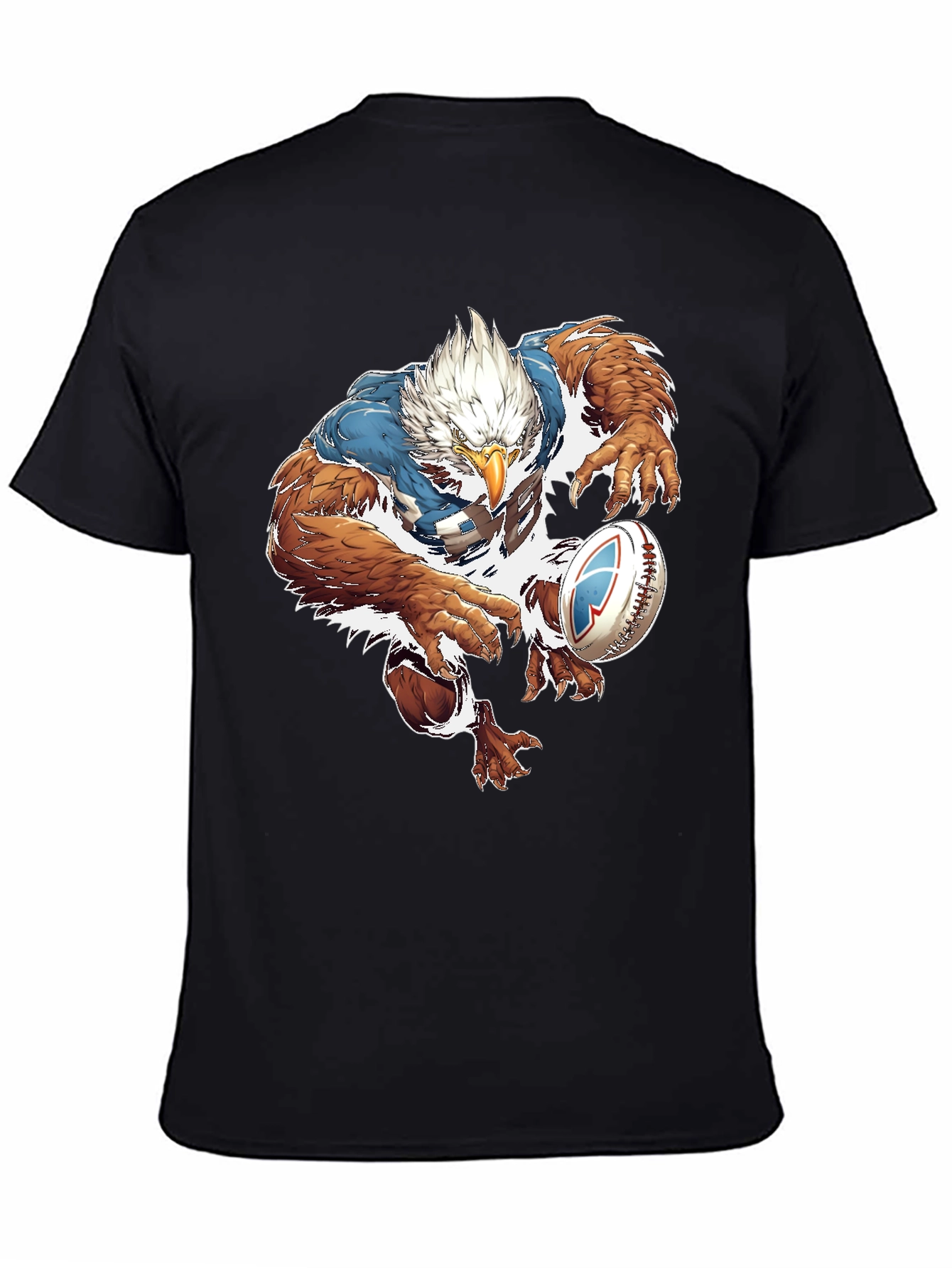 Eagle Football Player Graphic Tee