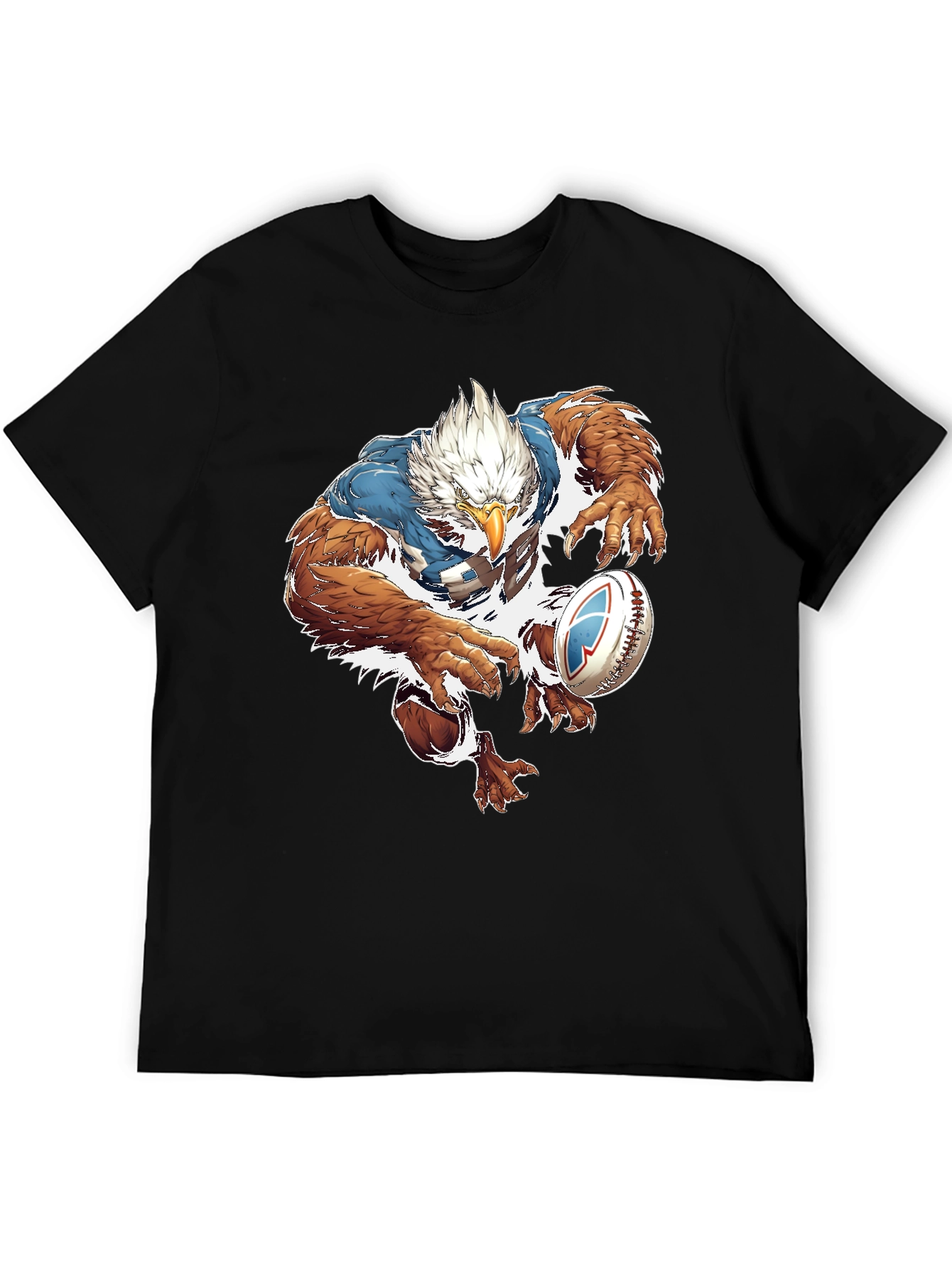 Eagle Football Player Graphic Tee