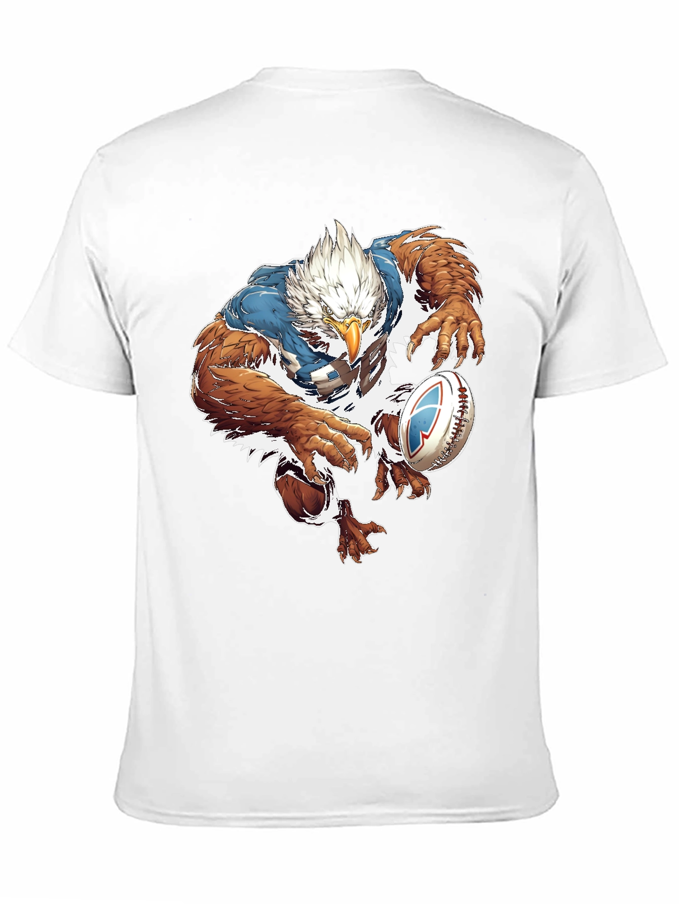 Eagle Football Player Graphic Tee