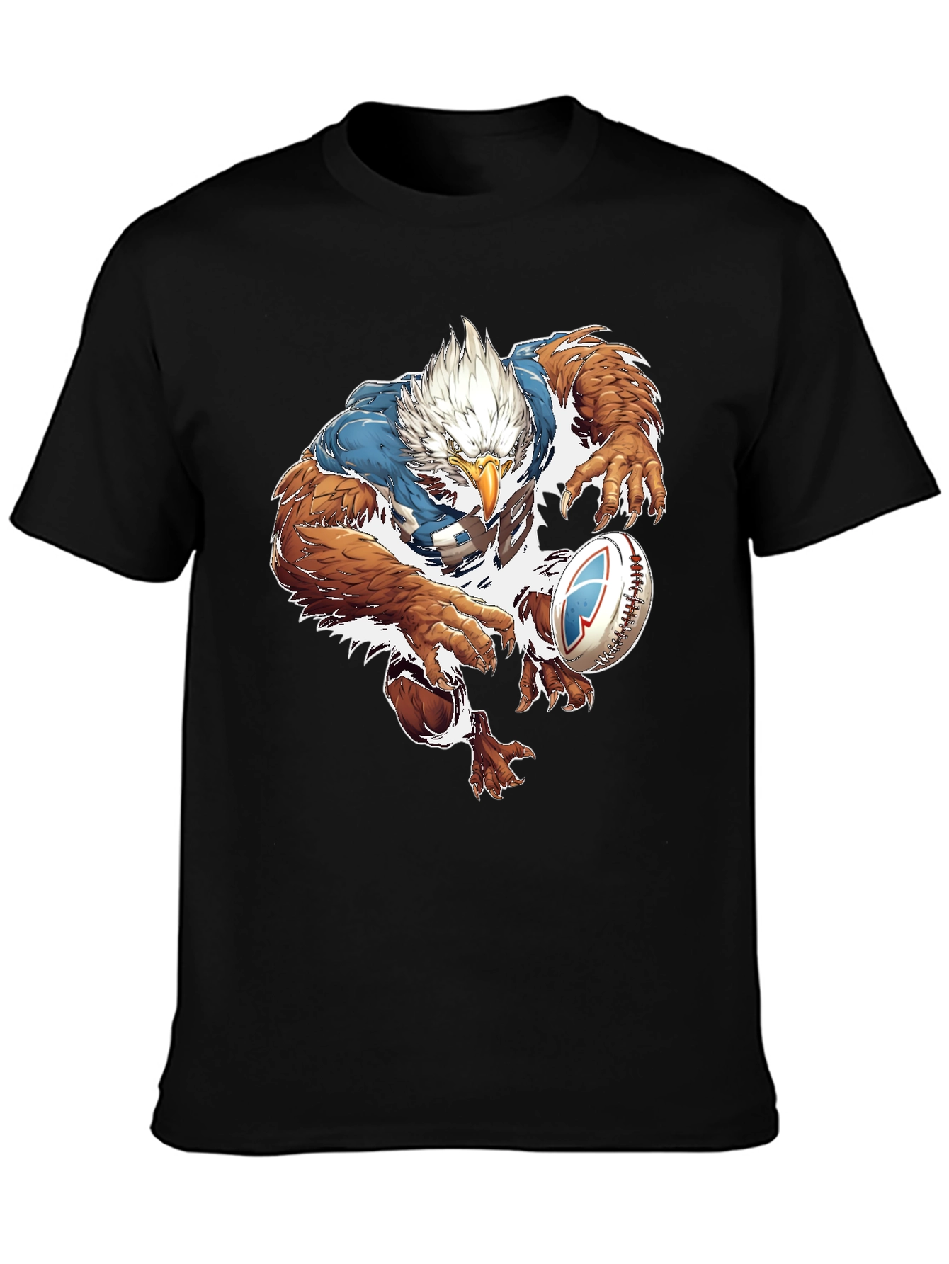 Eagle Football Player Graphic Tee