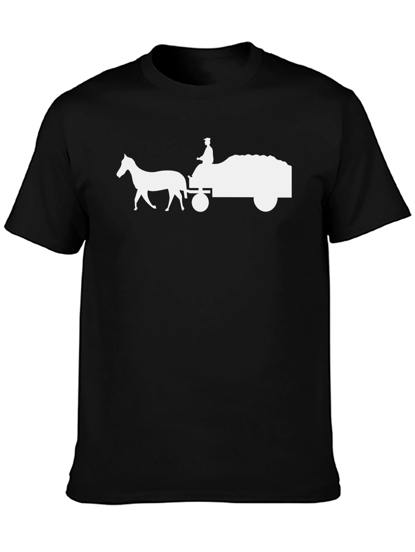 Horse and Cart Graphic T-Shirt
