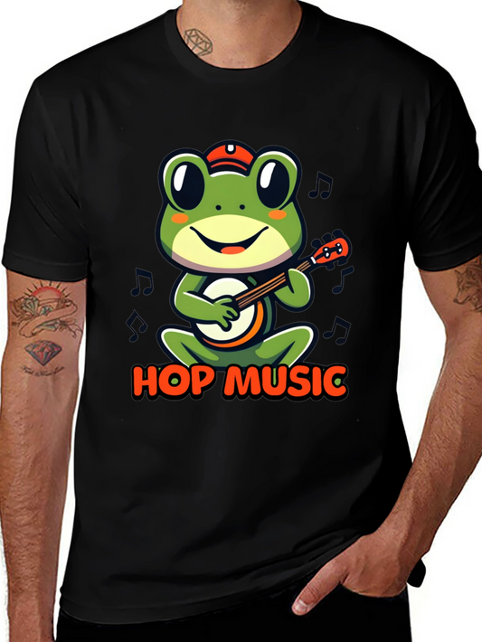 Hop Music Frog Graphic Tee