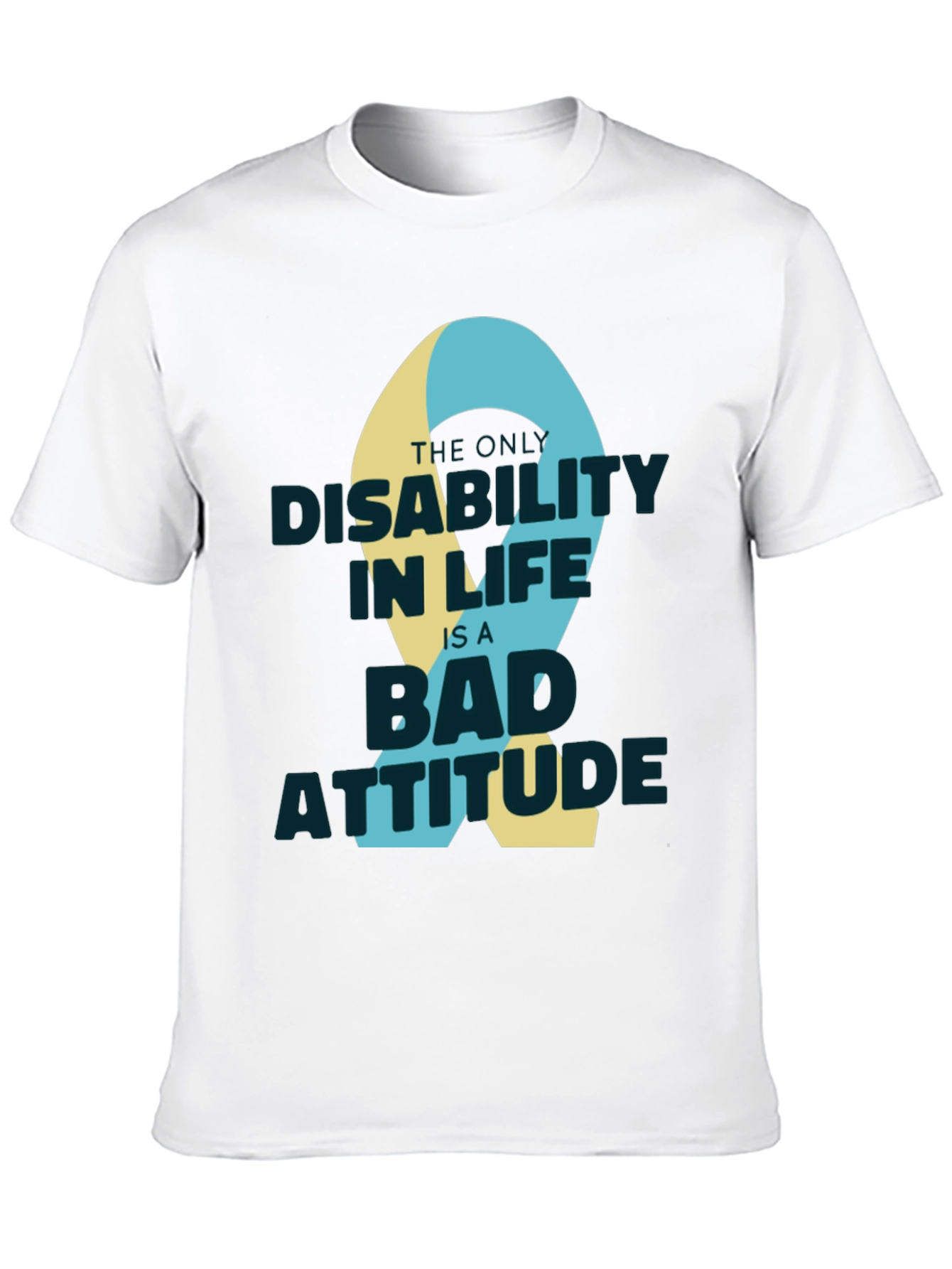 Attitude Ribbon Graphic T-Shirt