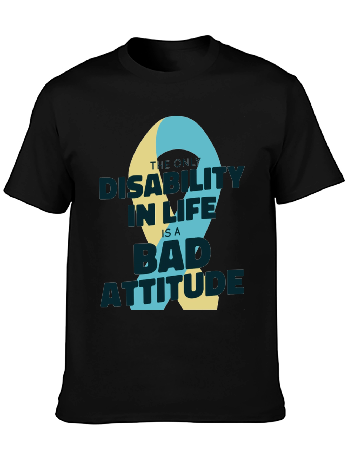 Attitude Ribbon Graphic T-Shirt