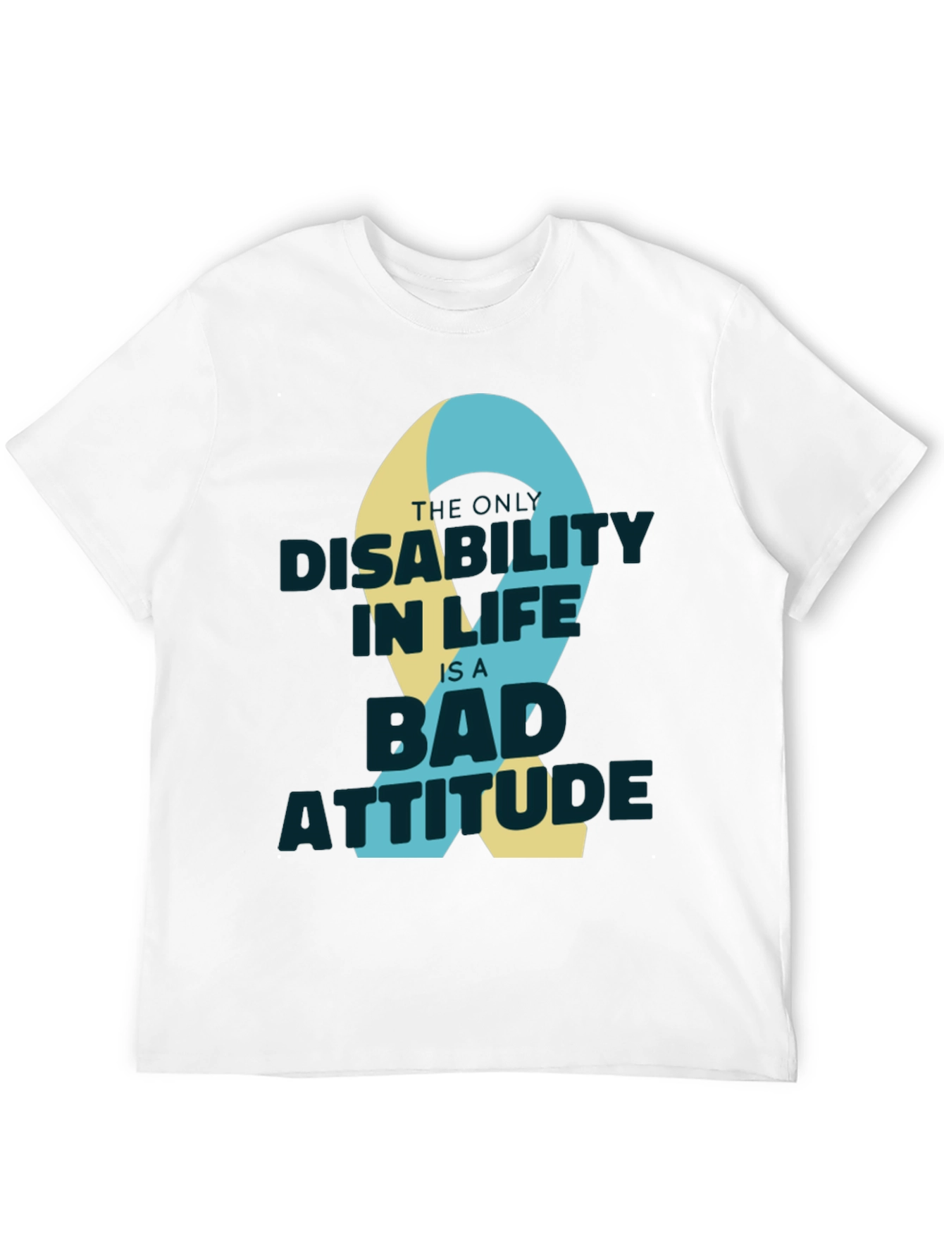 Attitude Ribbon Graphic T-Shirt