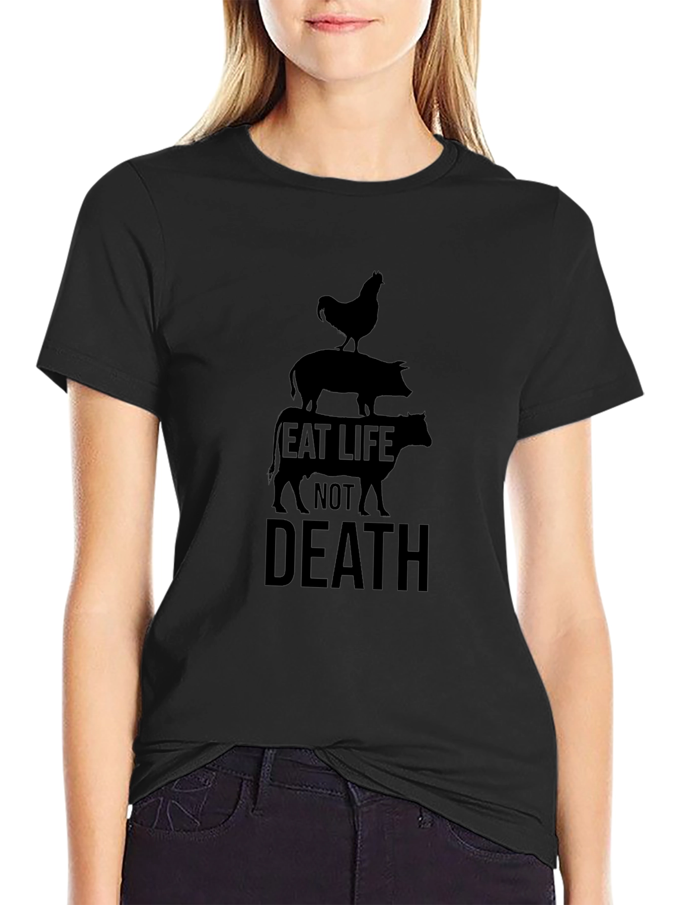 Eat Life Not Death Vegan T-Shirt
