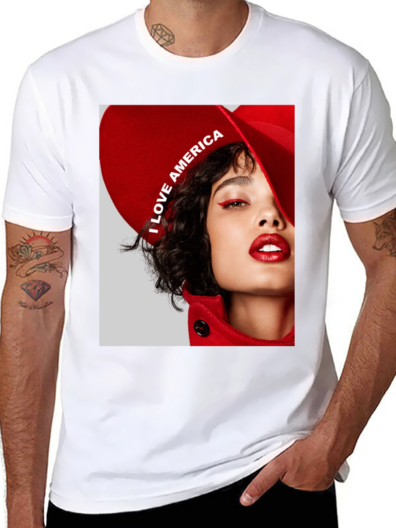I Love America Graphic Tee