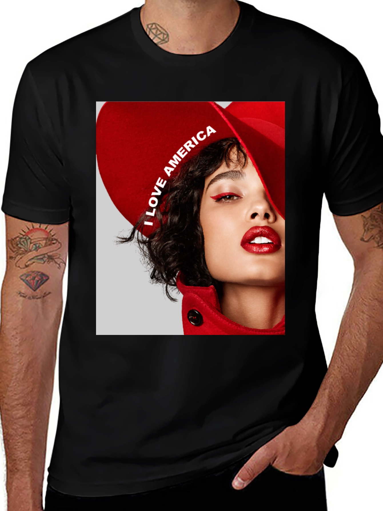 I Love America Graphic Tee