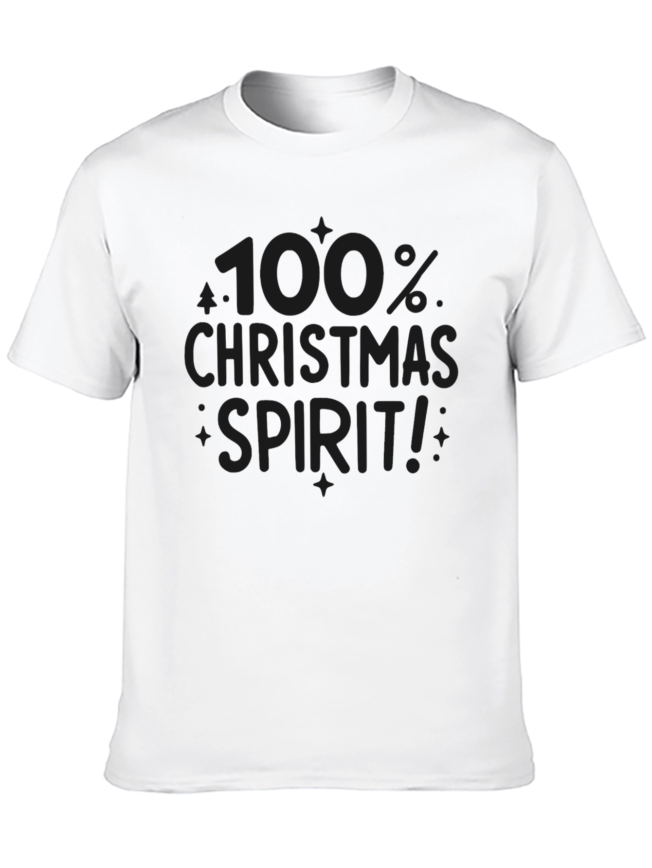 100% Christmas Spirit! Graphic Tee