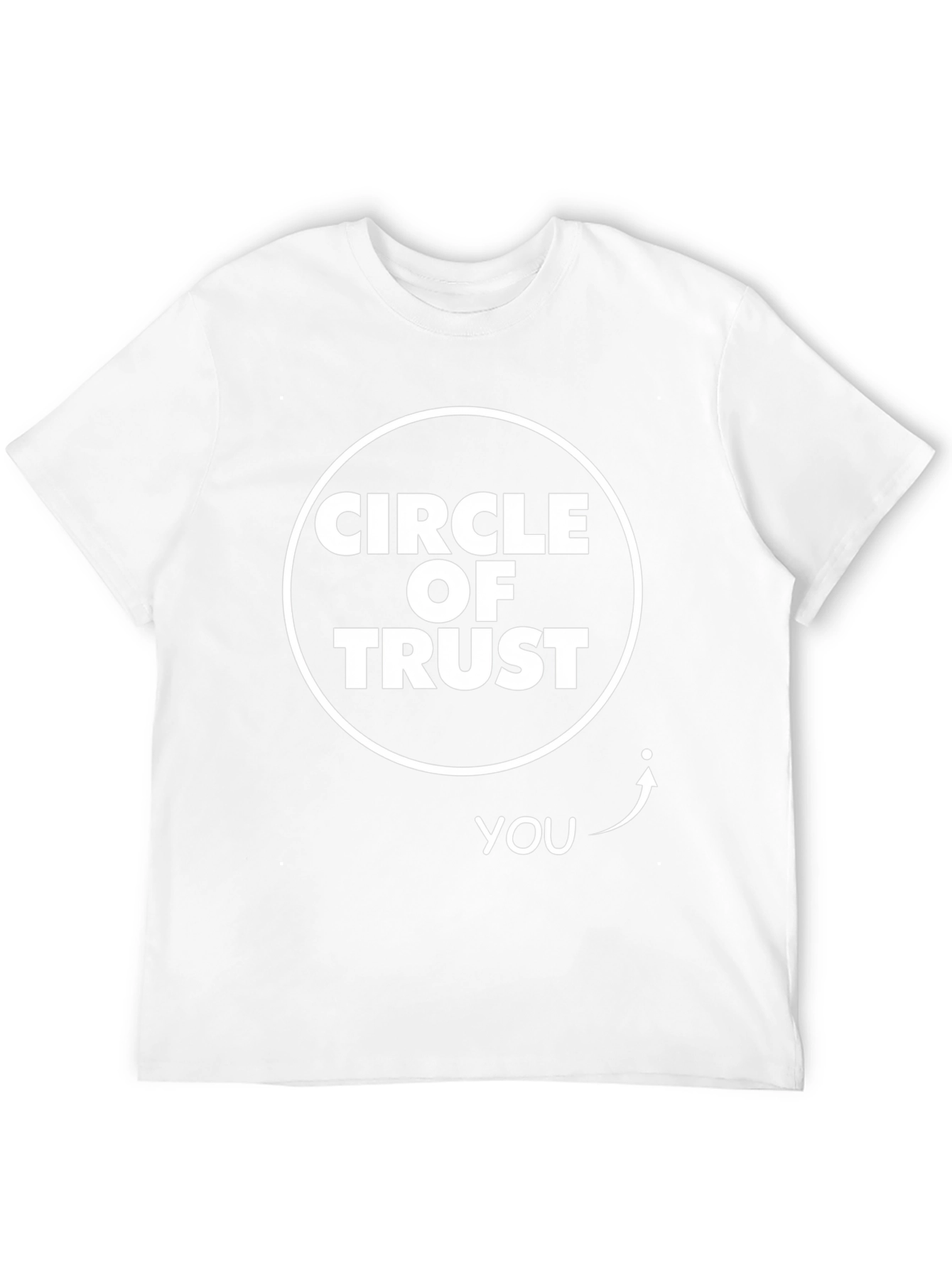 Circle of Trust Funny Graphic Tee - Black