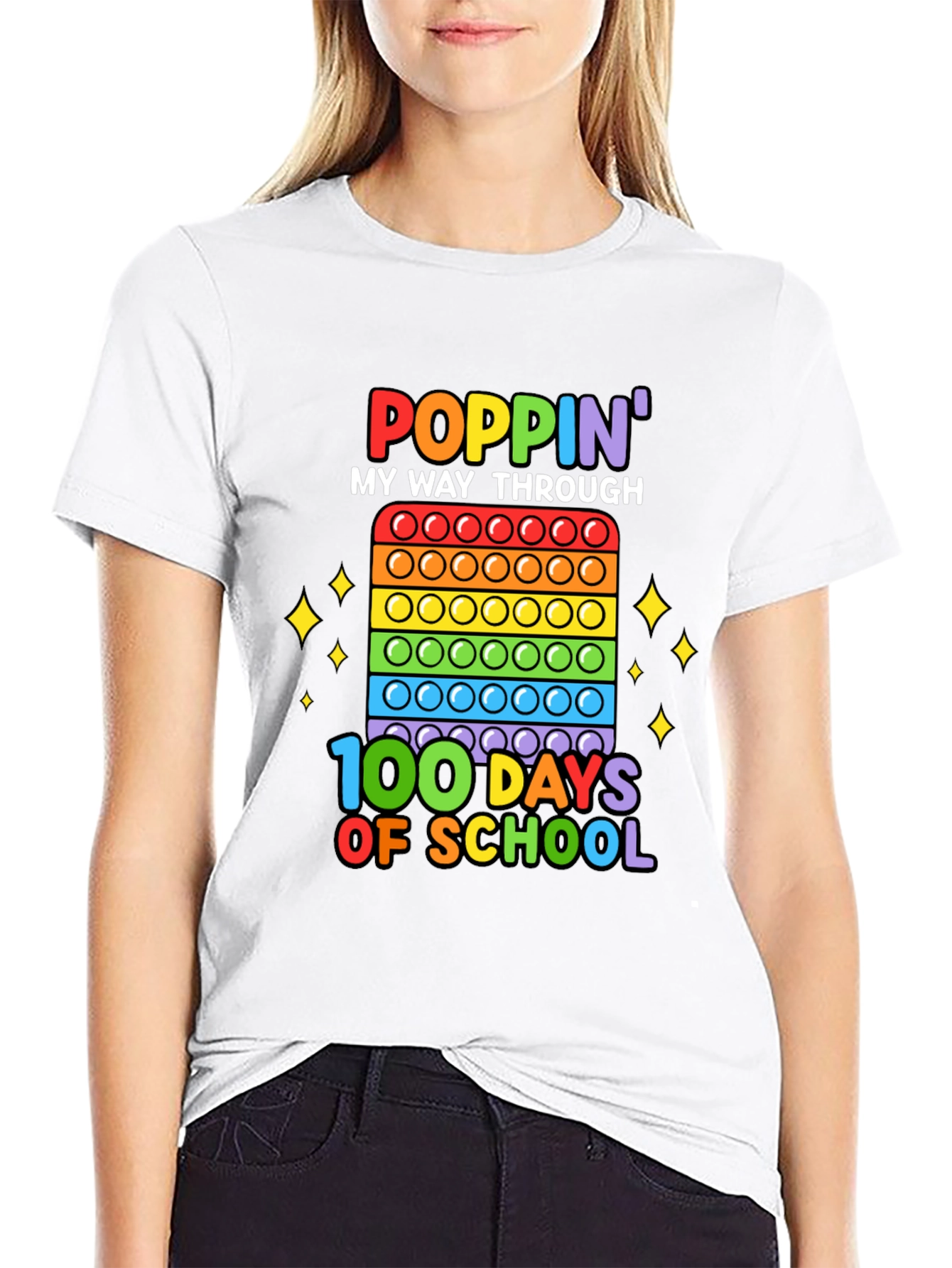Poppin 100 Days of School T-Shirt