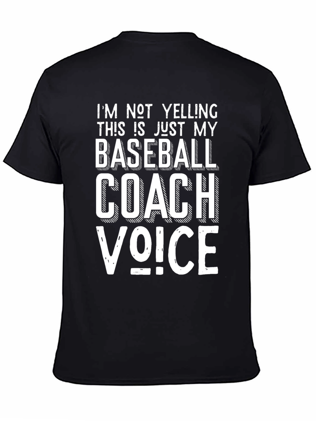 Baseball Coach Voice T-Shirt - Funny Sports Tee