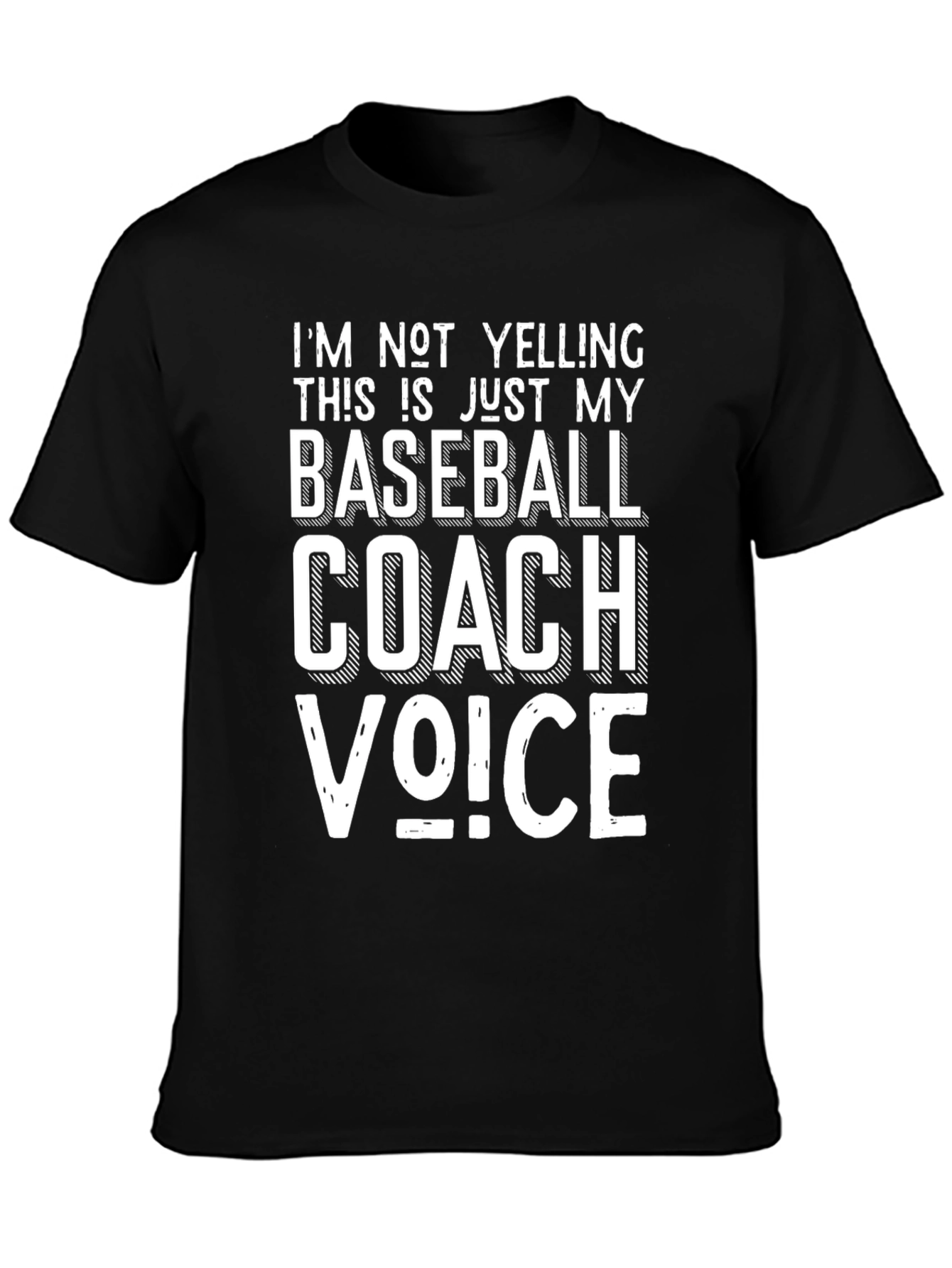 Baseball Coach Voice T-Shirt - Funny Sports Tee