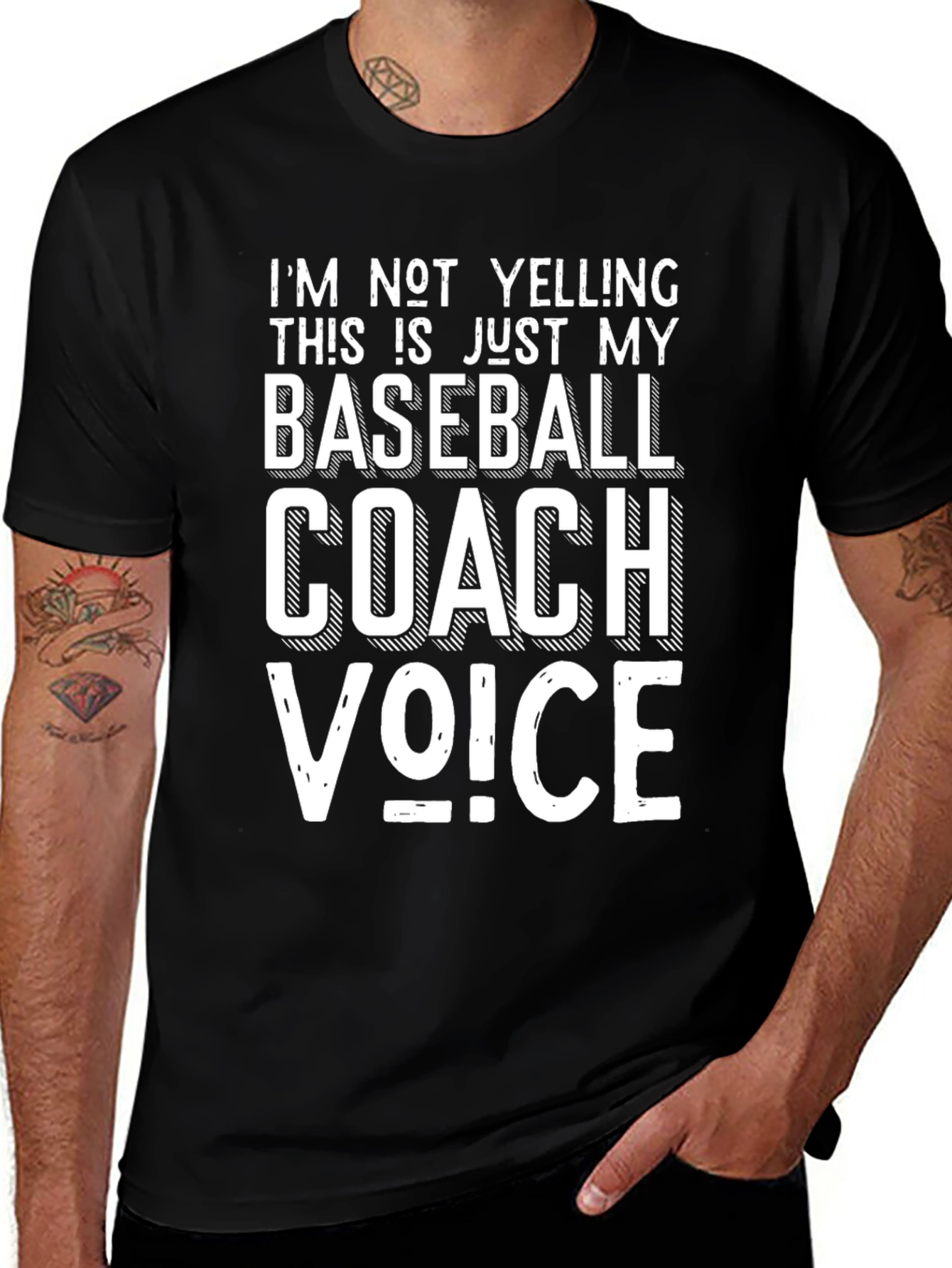 Baseball Coach Voice T-Shirt - Funny Sports Tee