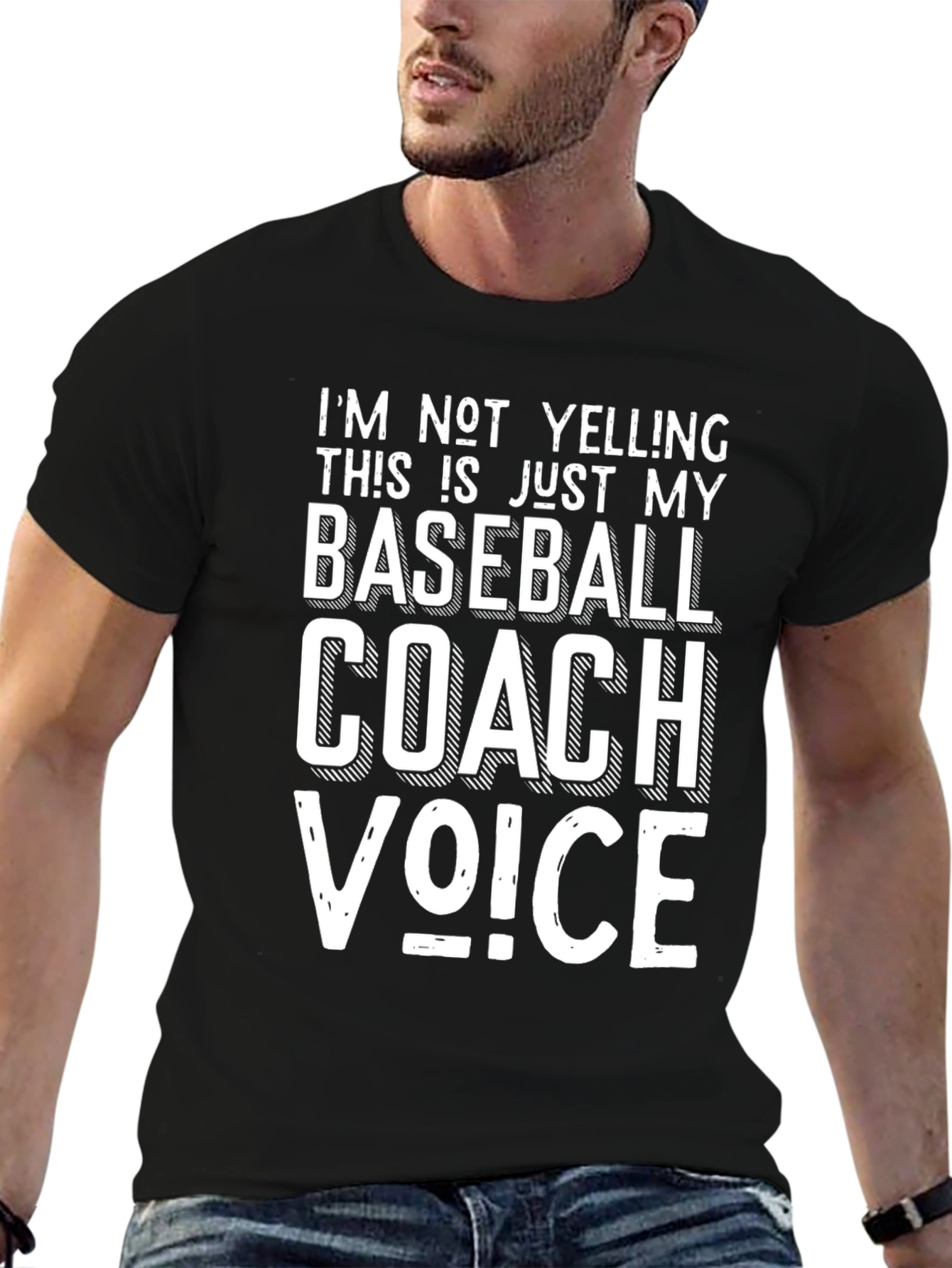 Baseball Coach Voice T-Shirt - Funny Sports Tee
