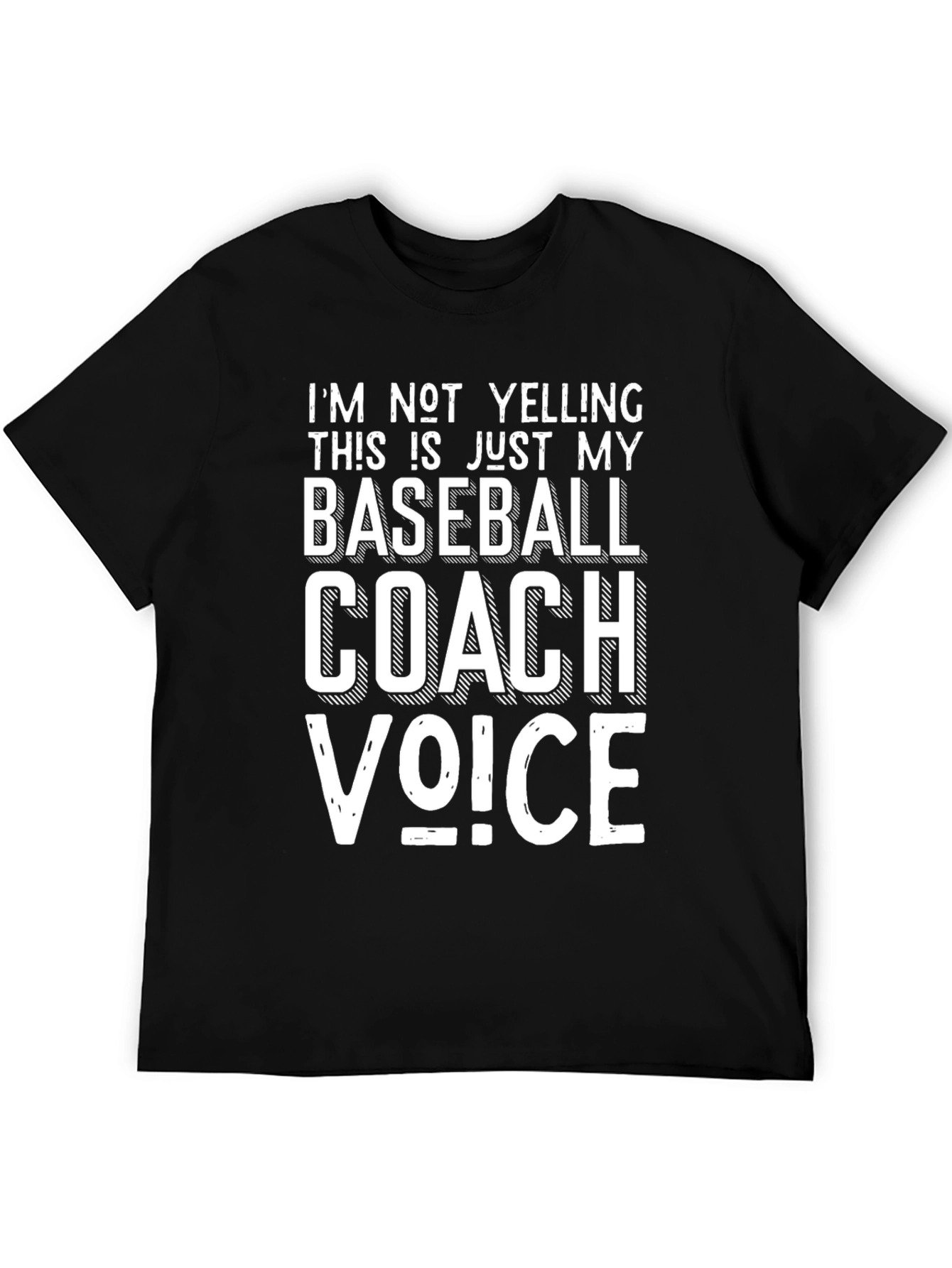Baseball Coach Voice T-Shirt - Funny Sports Tee