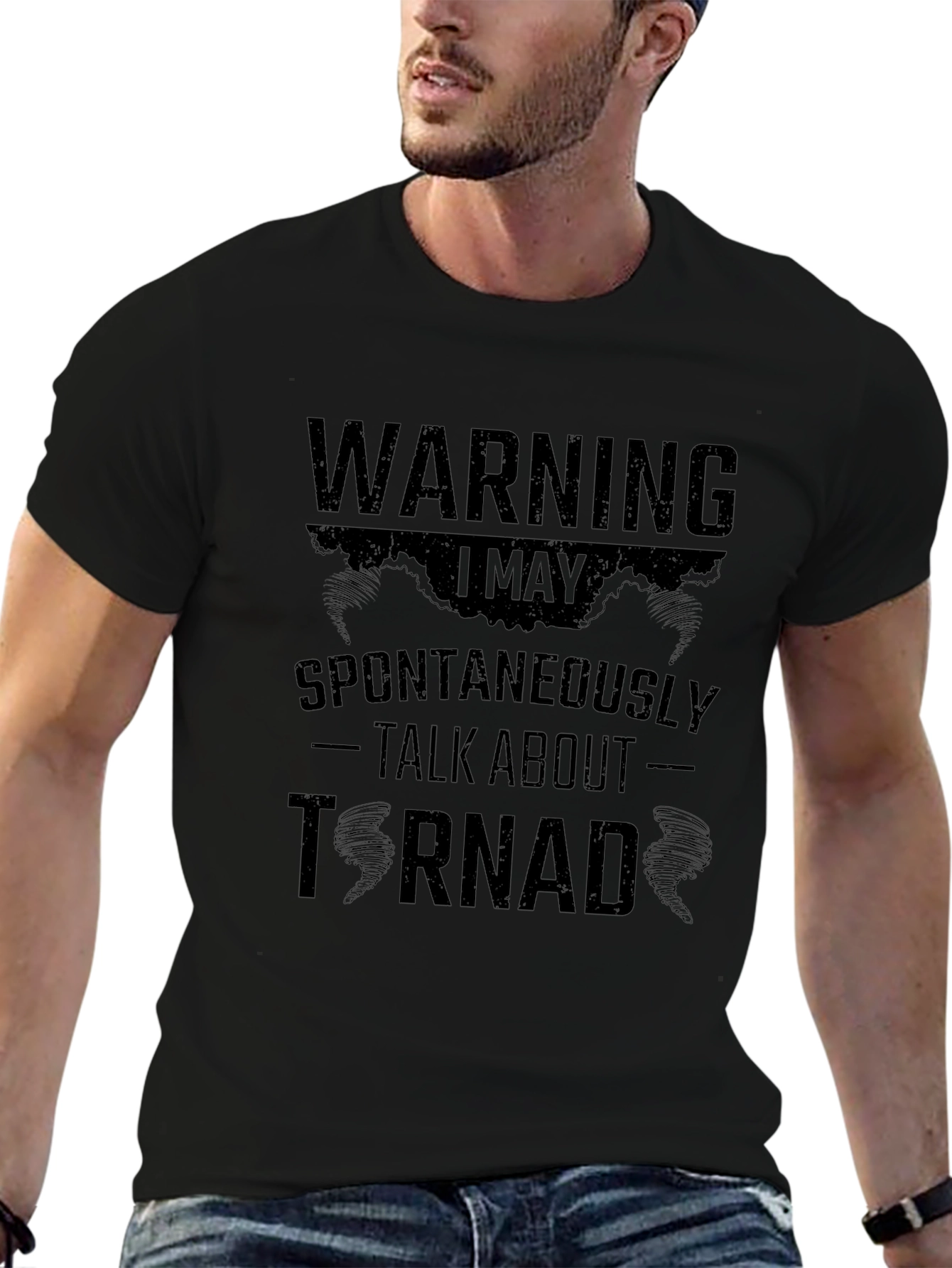 Warning Tornado T-Shirt | Funny Weather Enthusiast Tee