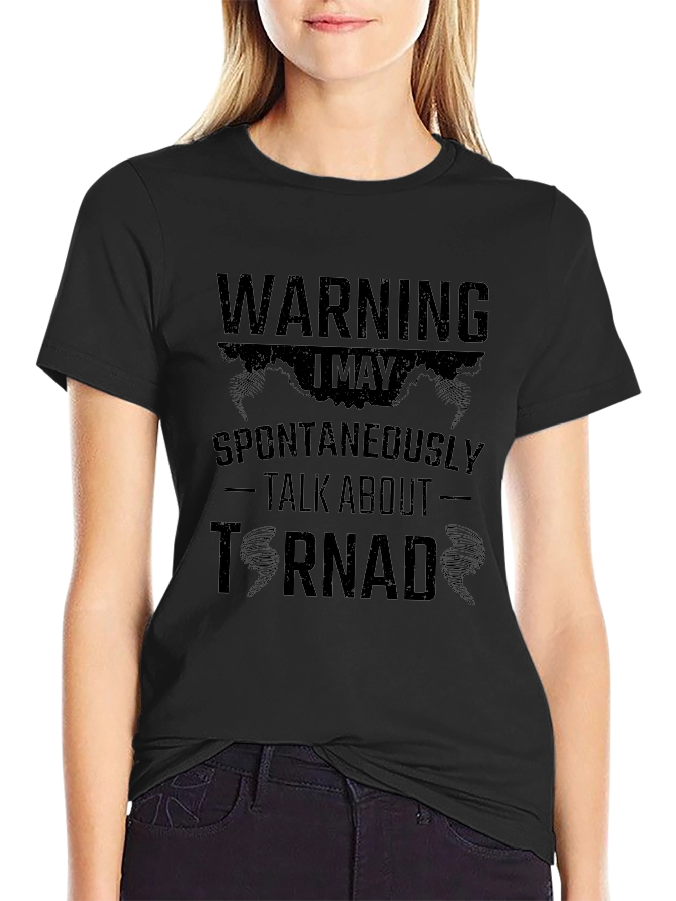 Warning Tornado T-Shirt | Funny Weather Enthusiast Tee