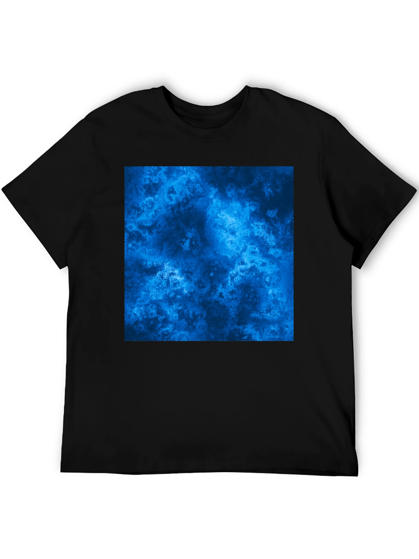 Abstract Blue Pattern T-Shirt