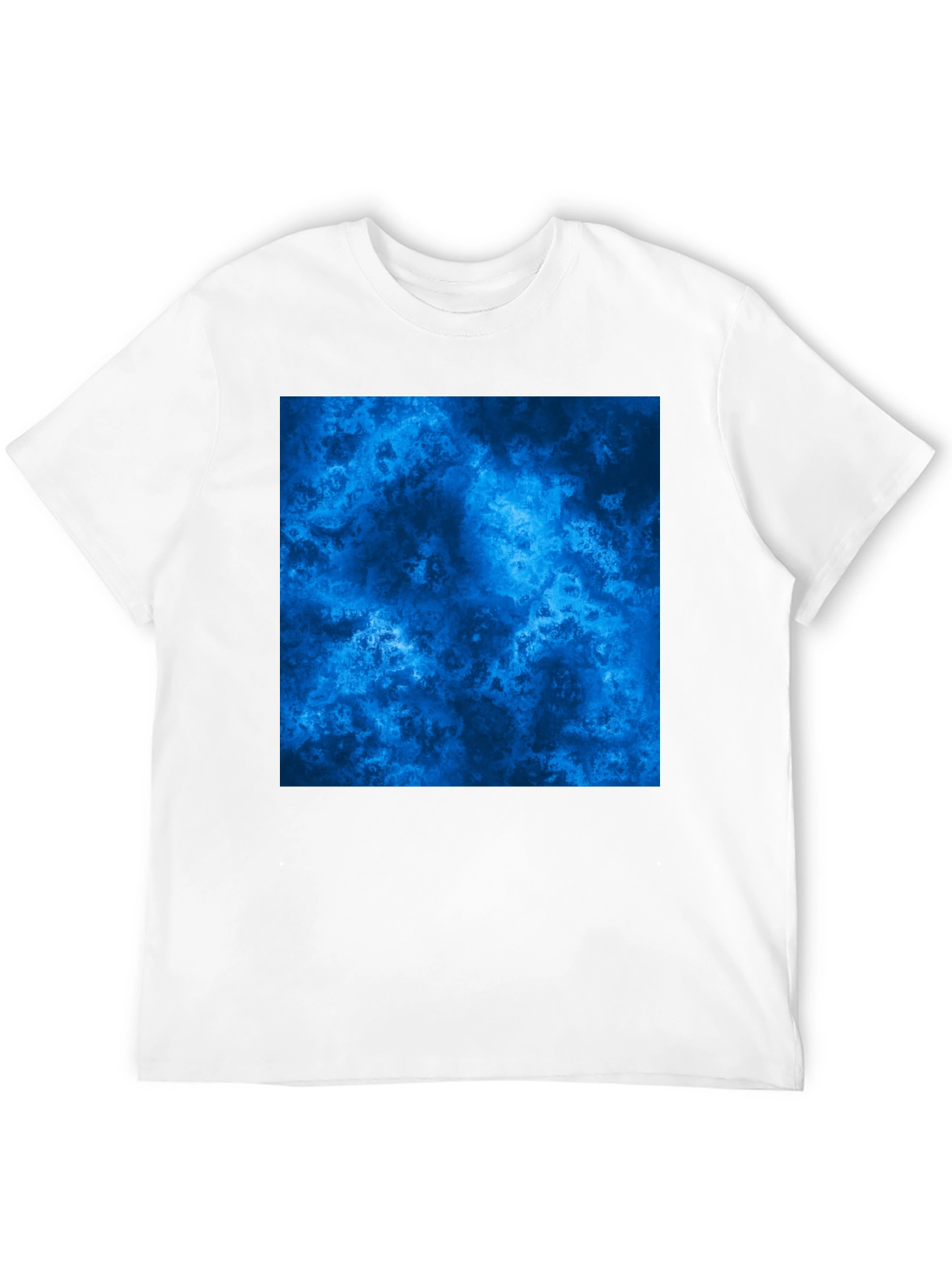 Abstract Blue Pattern T-Shirt