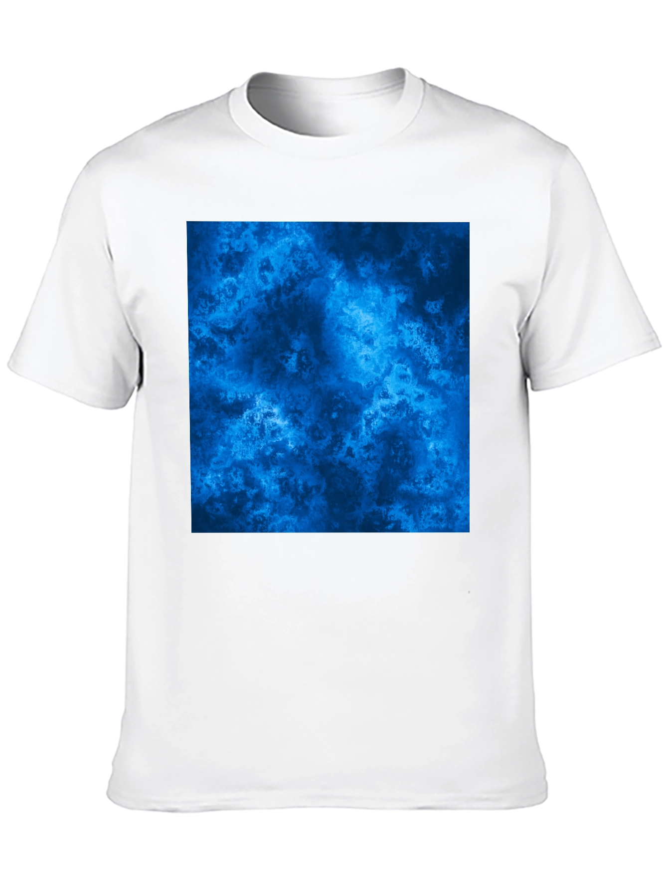 Abstract Blue Pattern T-Shirt