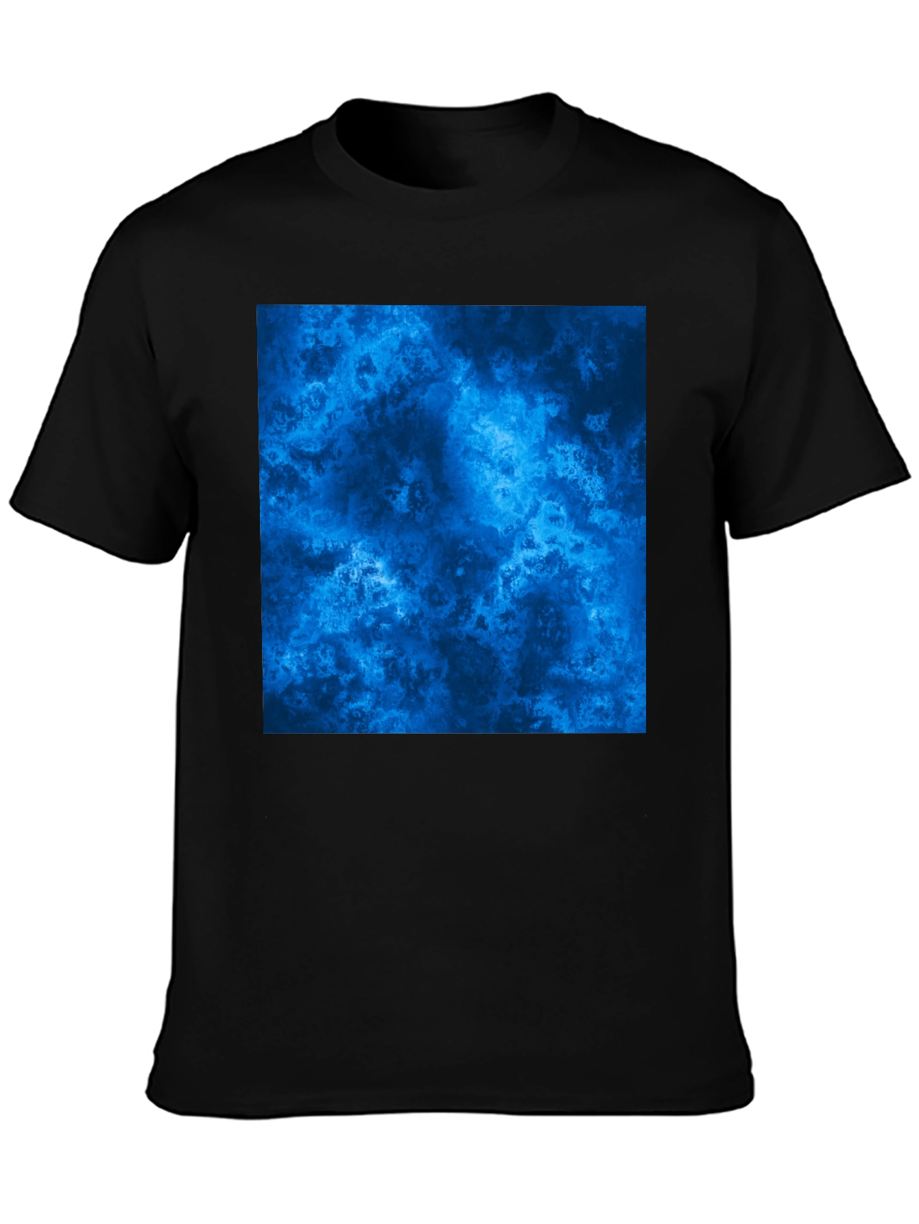 Abstract Blue Pattern T-Shirt