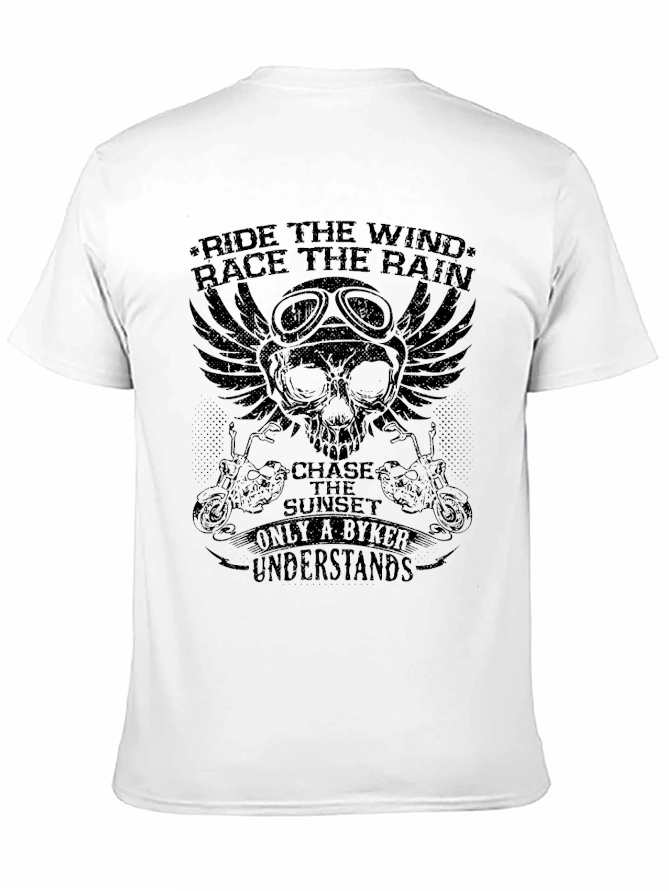 Ride the Wind Biker Graphic Tee