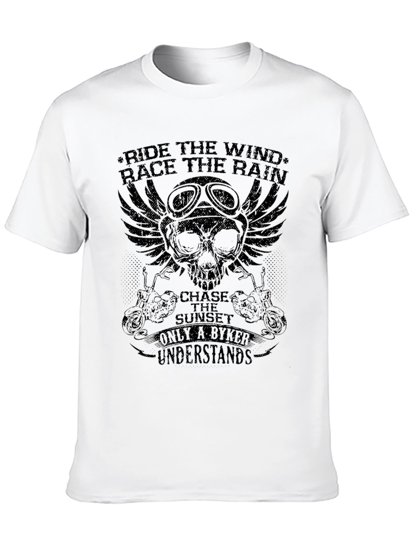 Ride the Wind Biker Graphic Tee