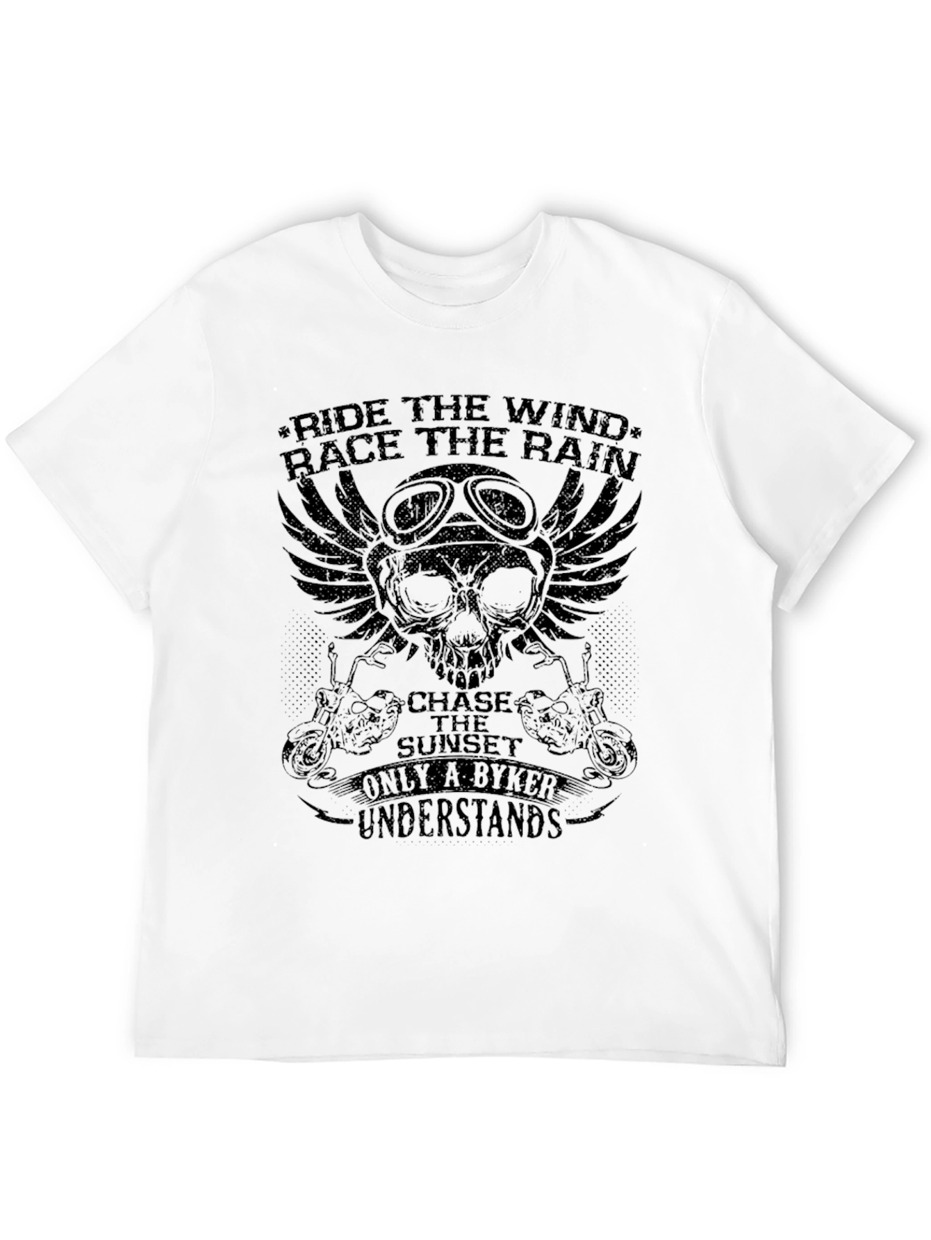 Ride the Wind Biker Graphic Tee