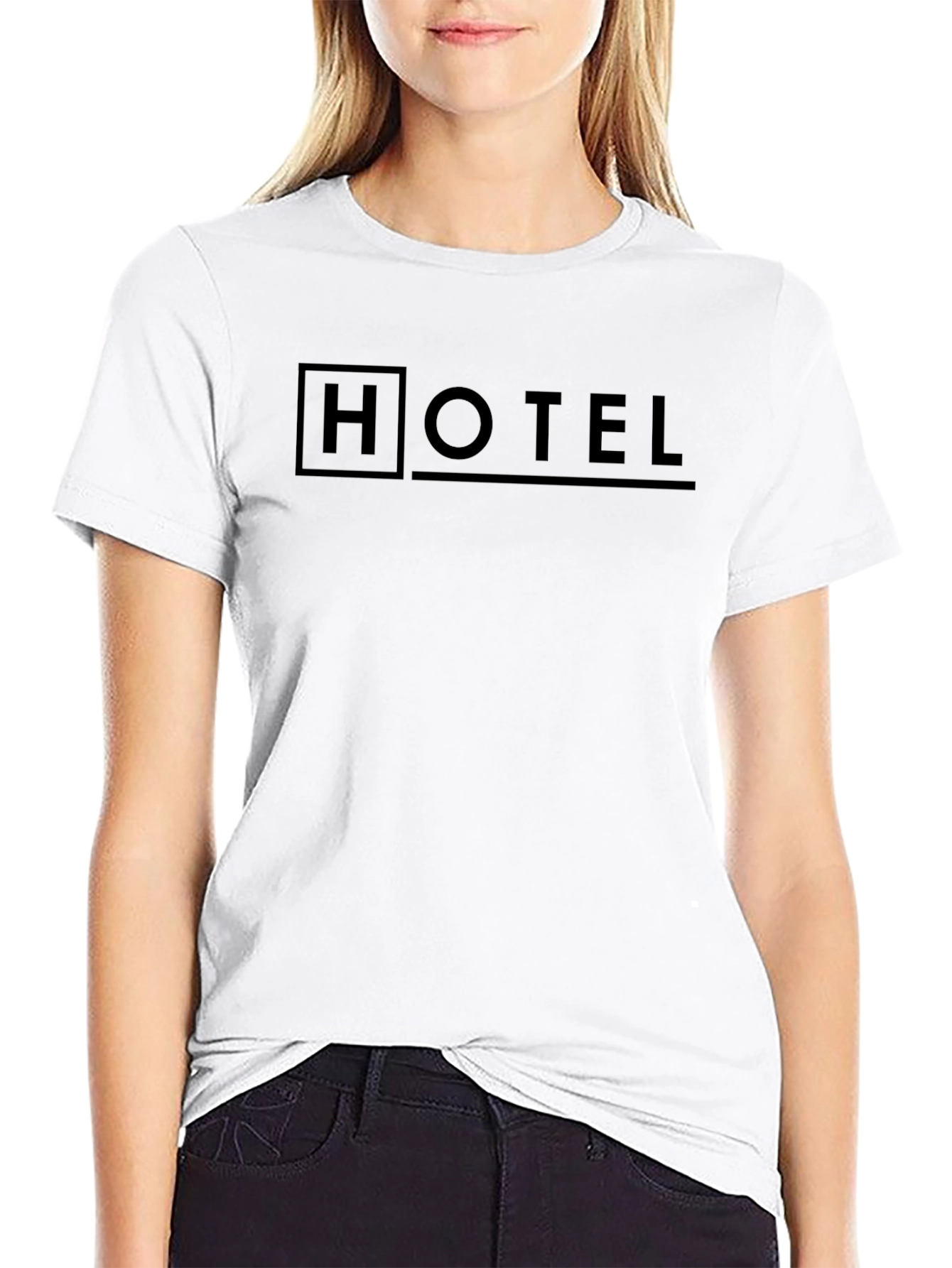 Hotel Graphic T-Shirt - Minimalist Style