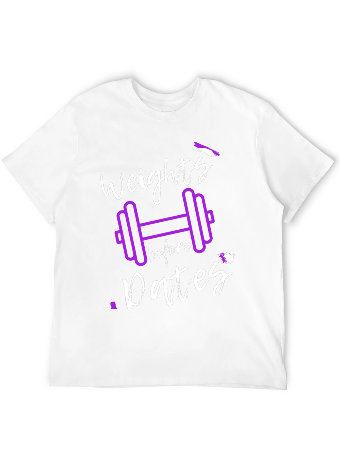 Weights Before Dates T-Shirt - Gym Lover Tee