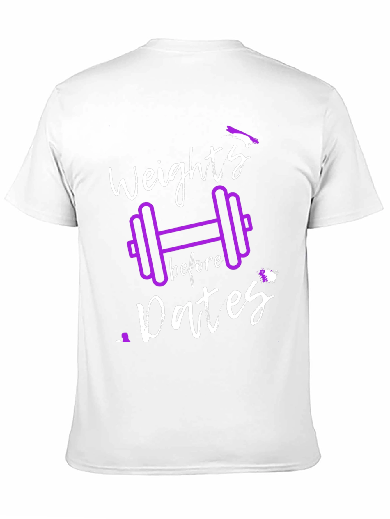 Weights Before Dates T-Shirt - Gym Lover Tee