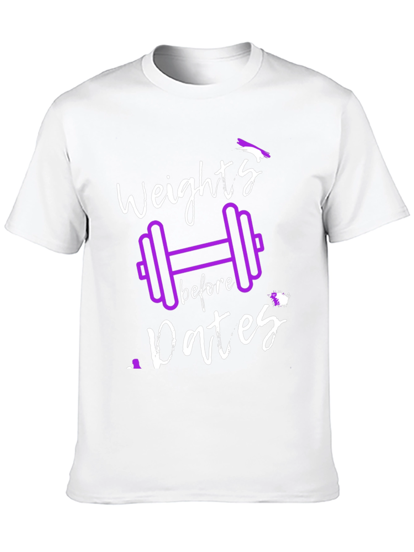 Weights Before Dates T-Shirt - Gym Lover Tee