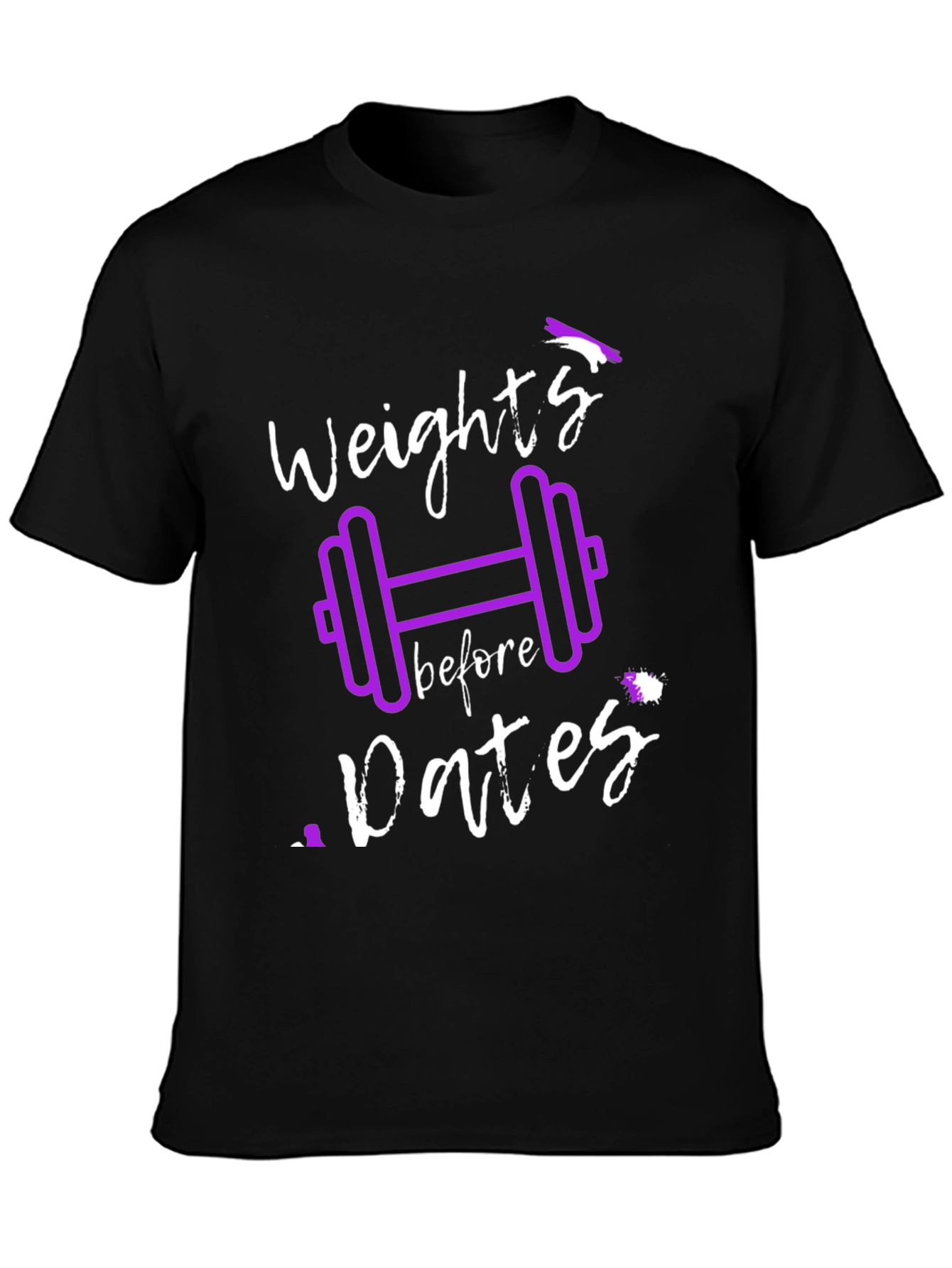 Weights Before Dates T-Shirt - Gym Lover Tee