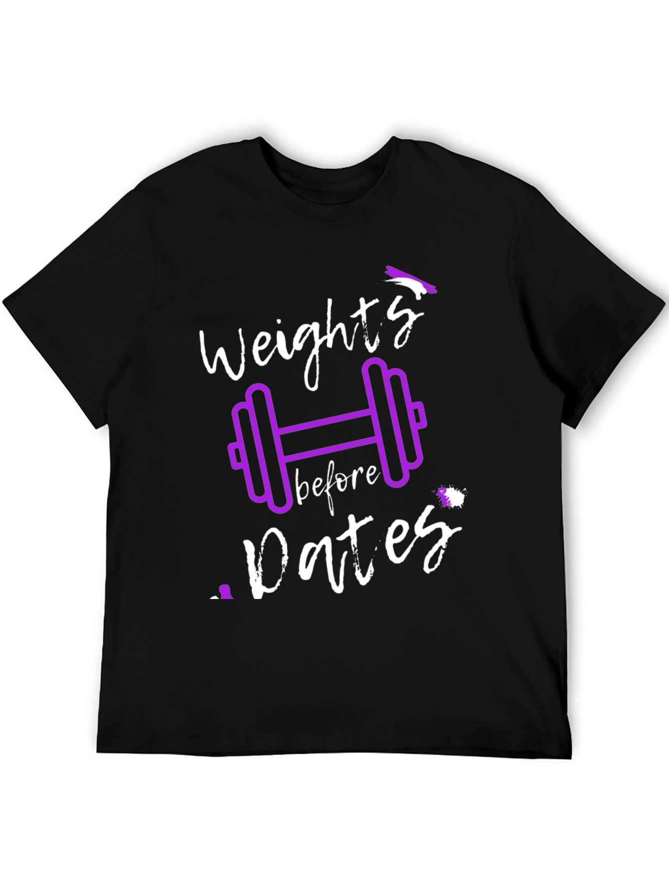 Weights Before Dates T-Shirt - Gym Lover Tee
