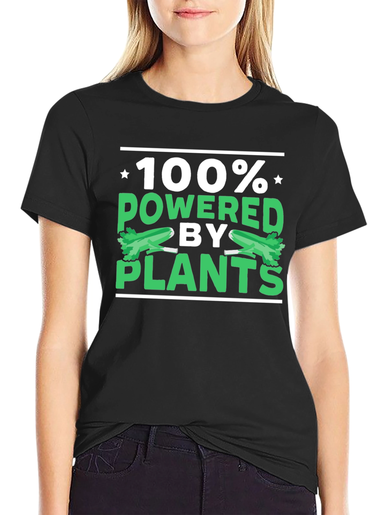 100% Powered by Plants Vegan T-Shirt