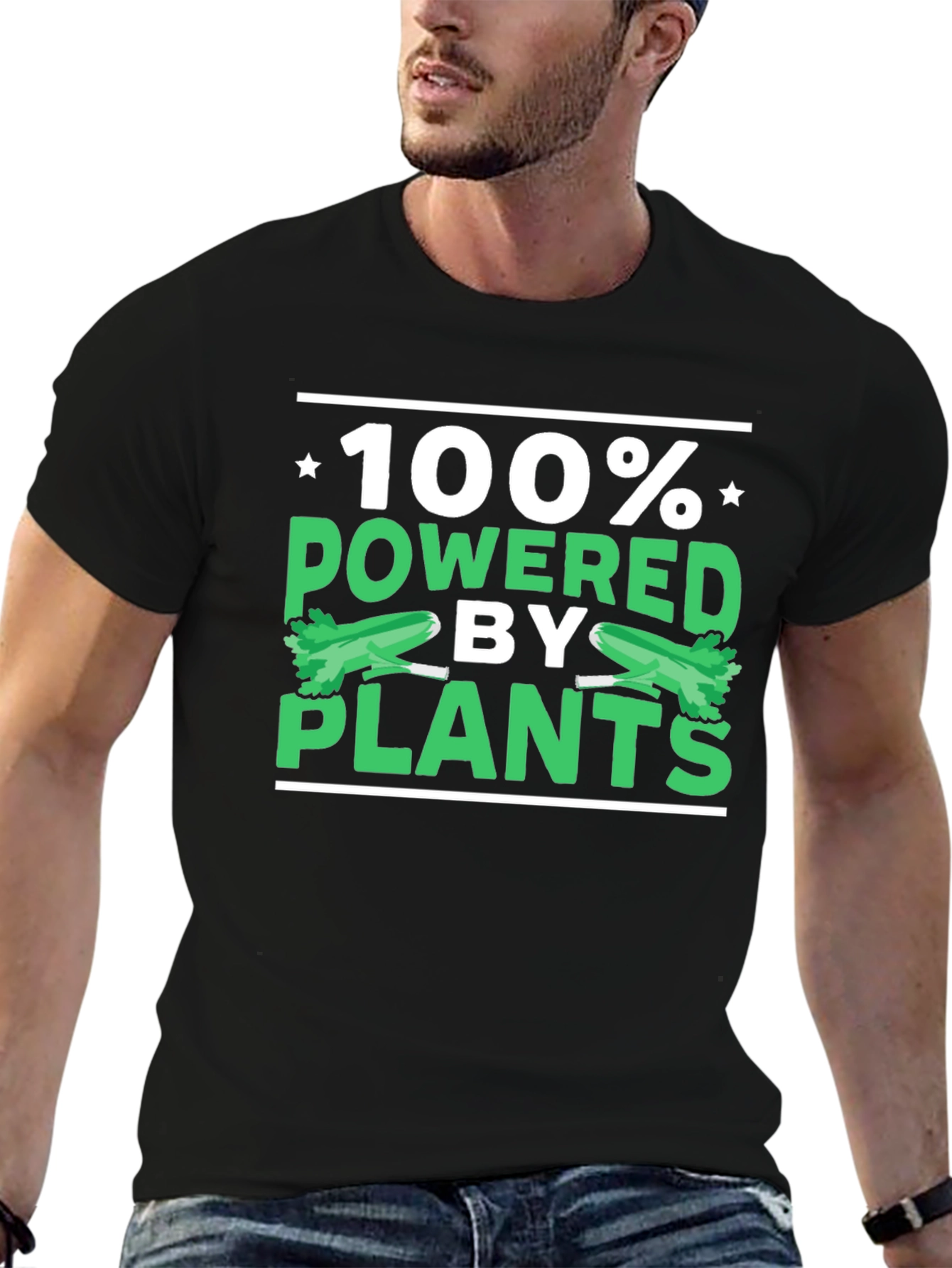 100% Powered by Plants Vegan T-Shirt