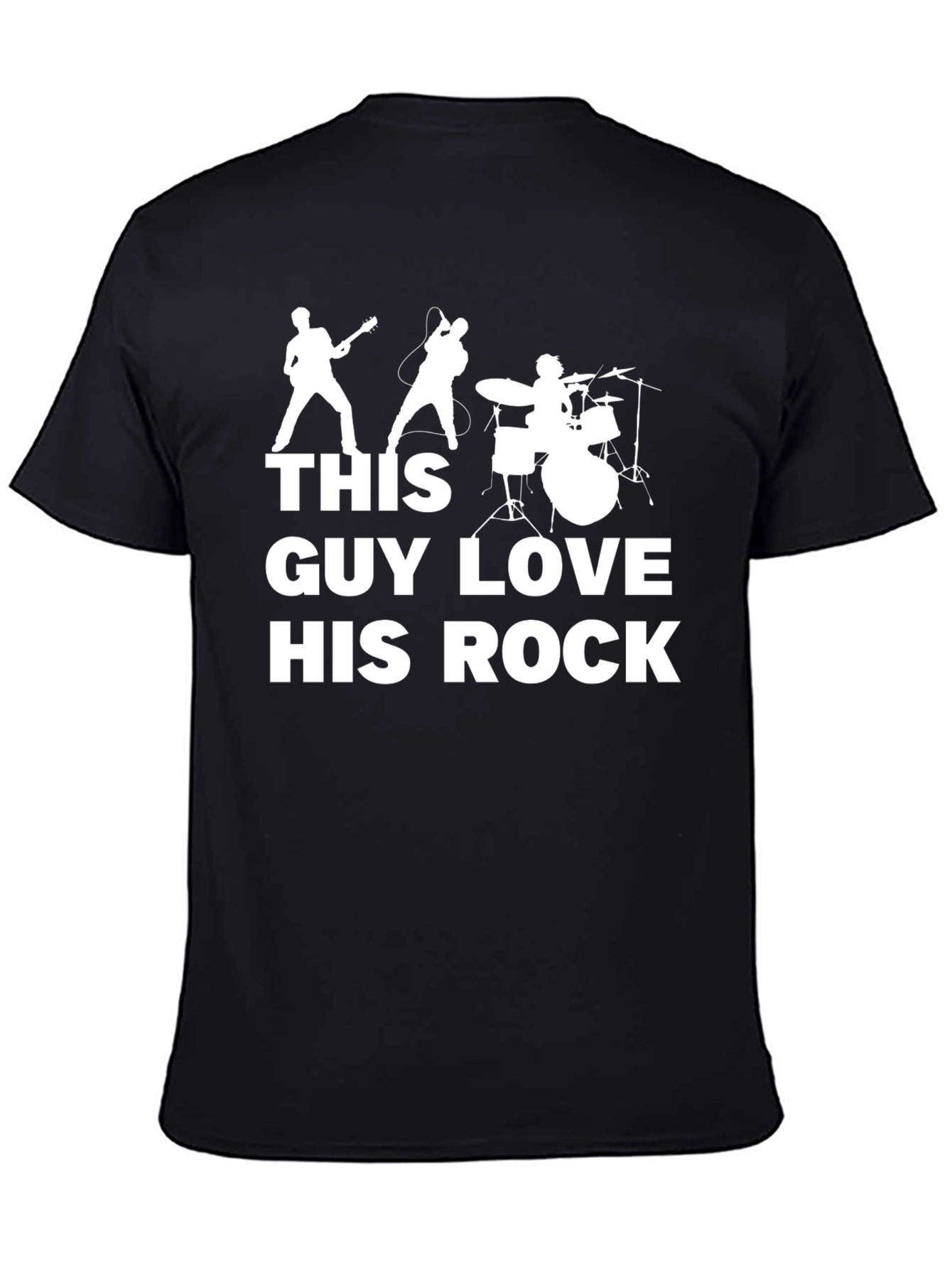 Rock Music T-Shirt - This Guy Loves His Rock