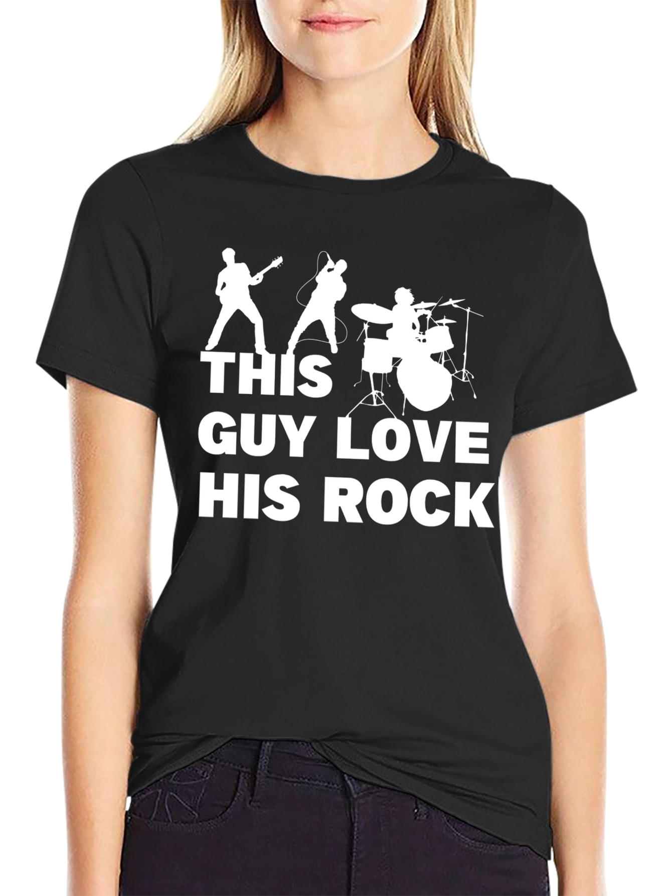 Rock Music T-Shirt - This Guy Loves His Rock