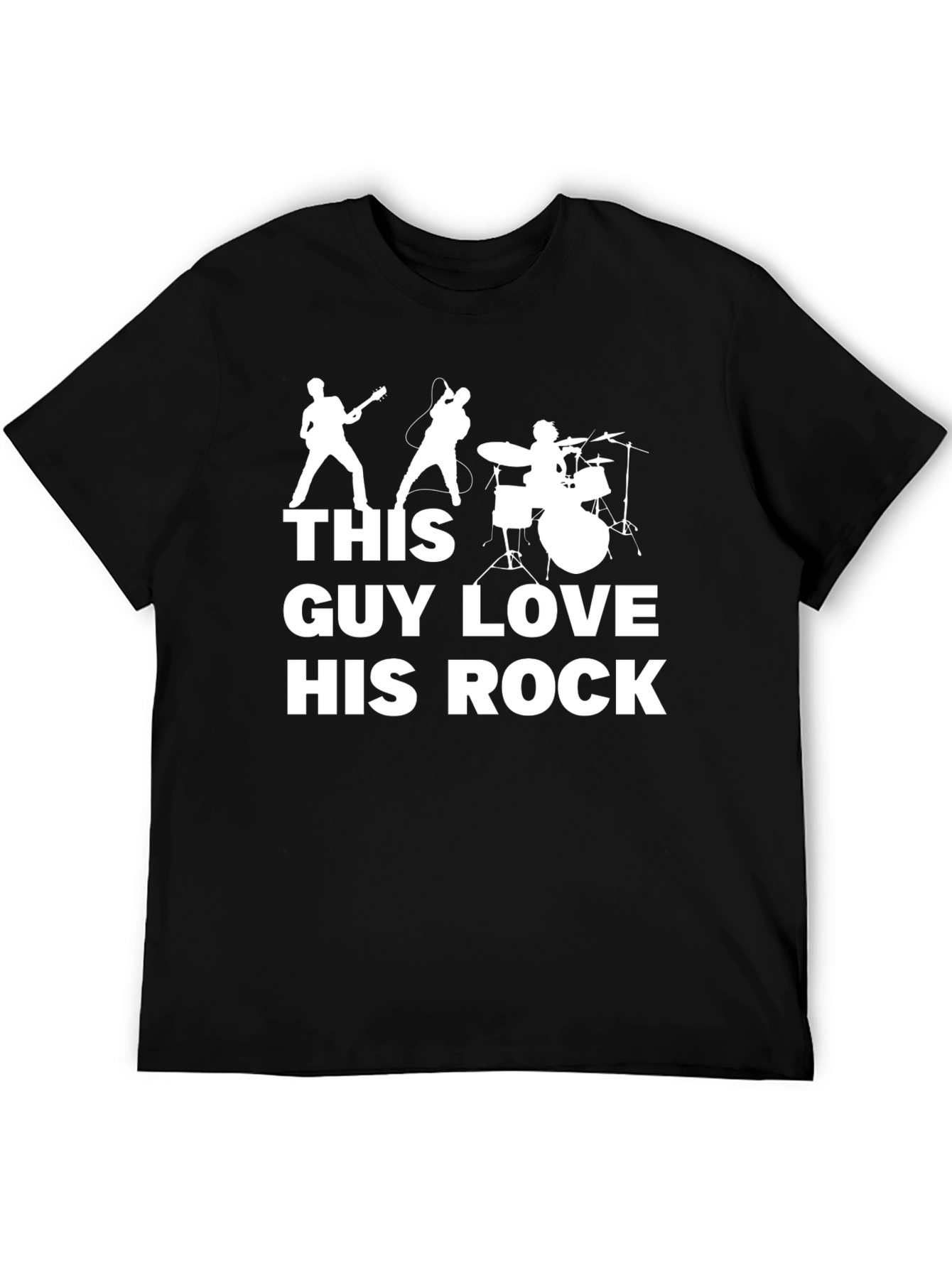 Rock Music T-Shirt - This Guy Loves His Rock