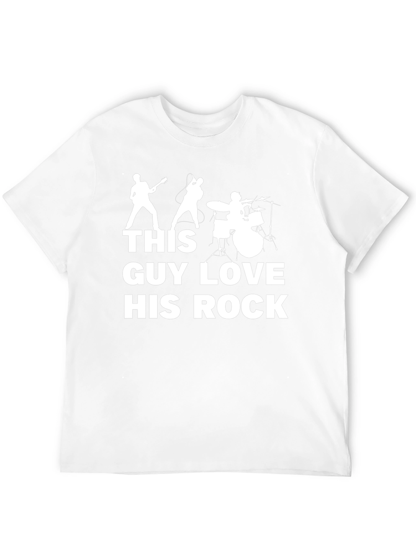 Rock Music T-Shirt - This Guy Loves His Rock
