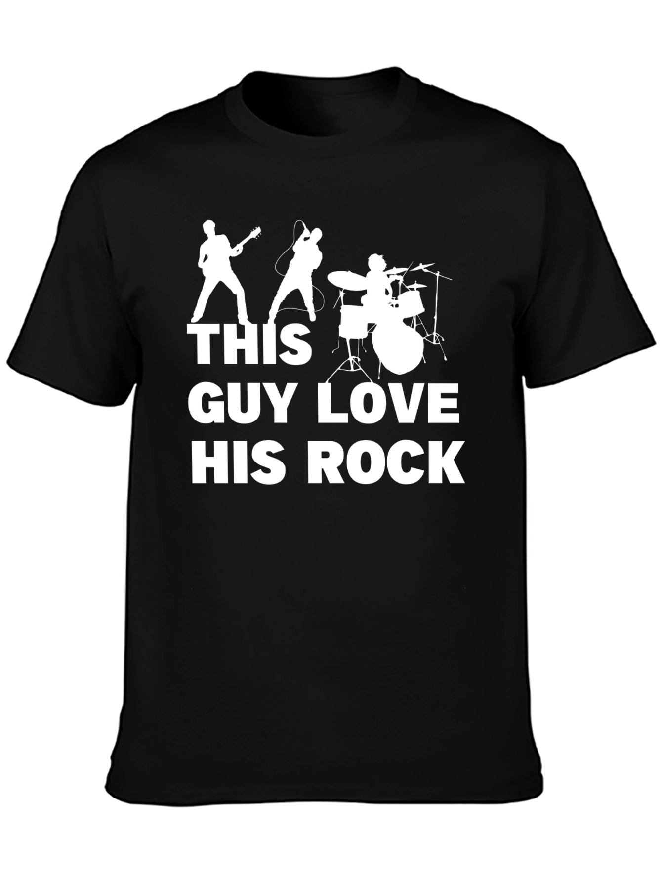 Rock Music T-Shirt - This Guy Loves His Rock