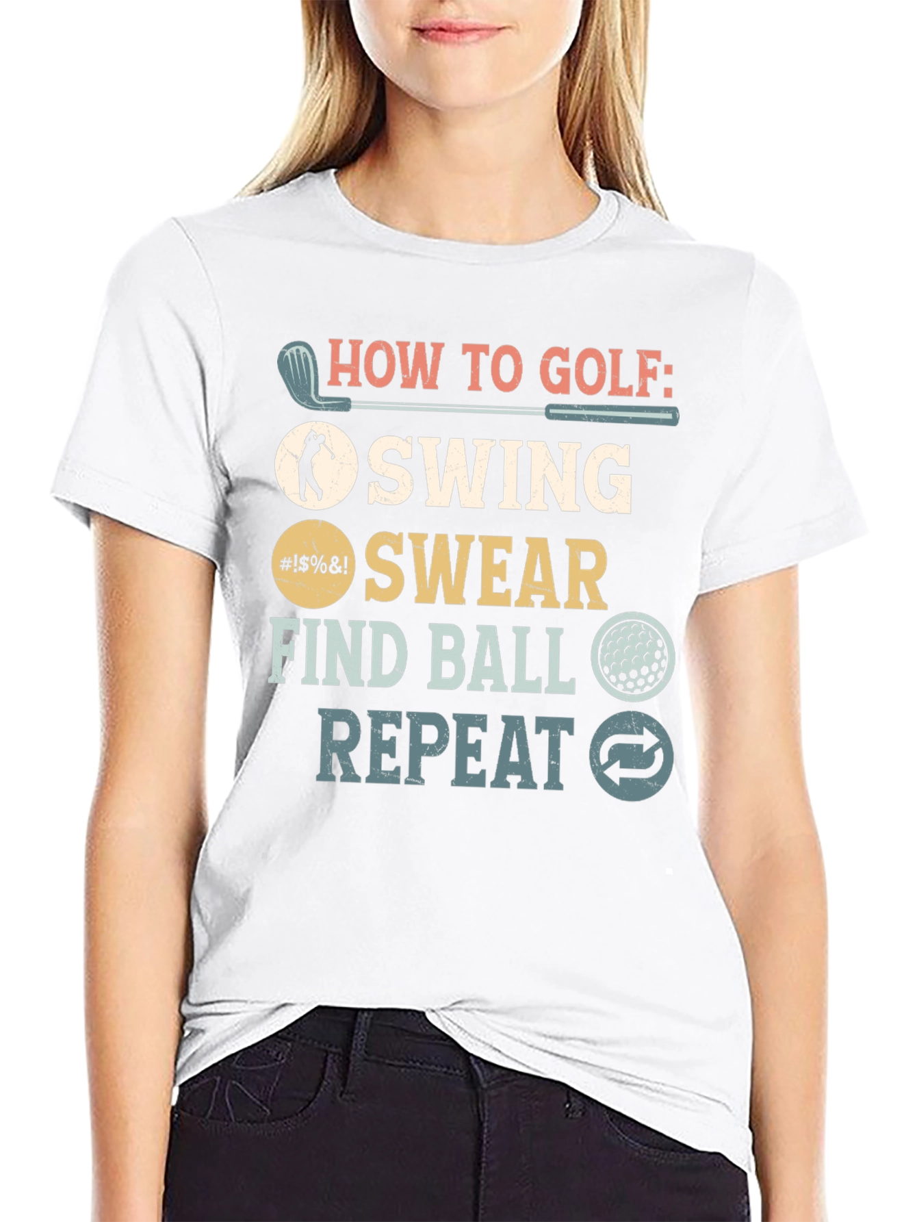 How to Golf Funny T-Shirt