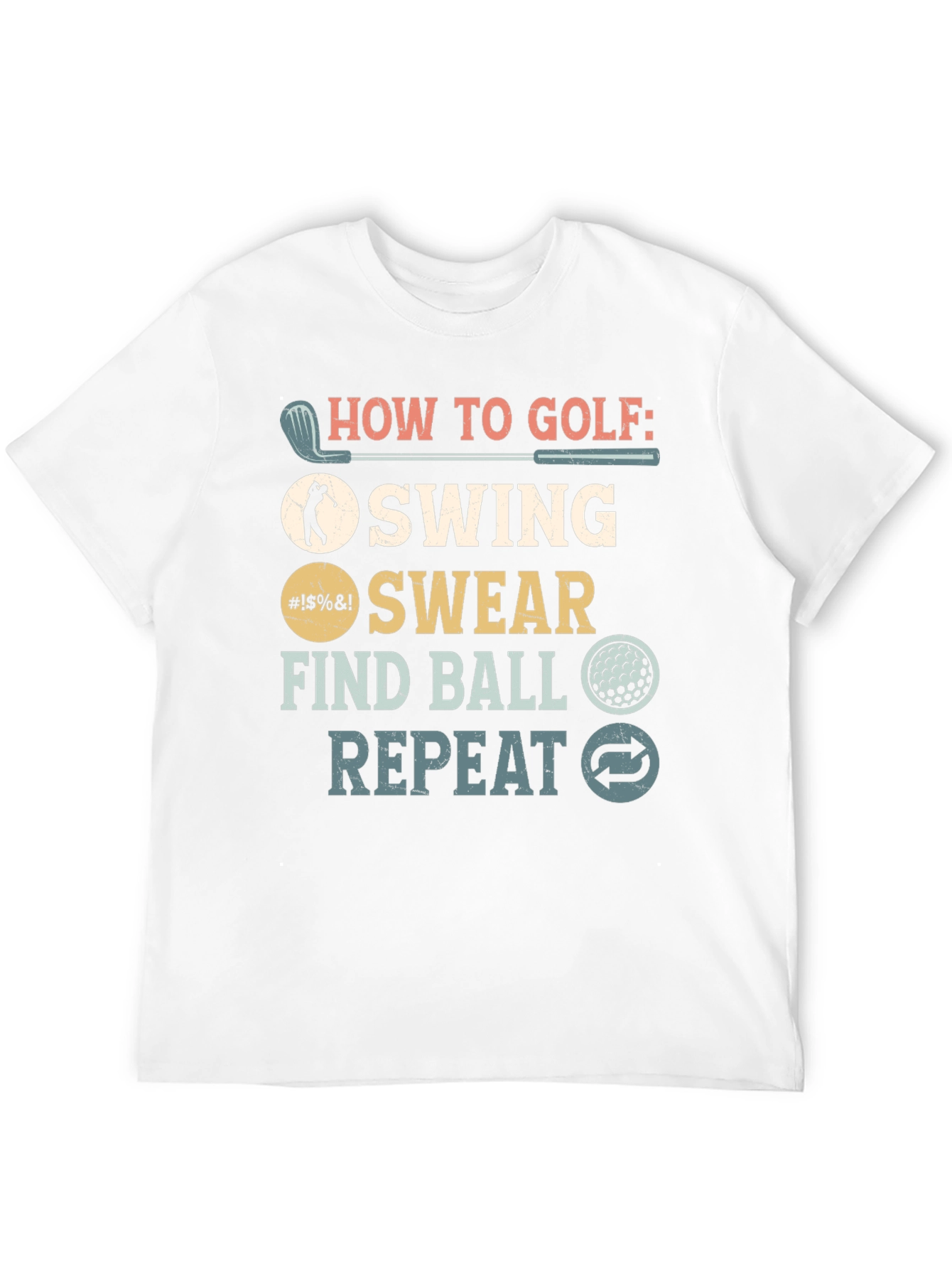 How to Golf Funny T-Shirt