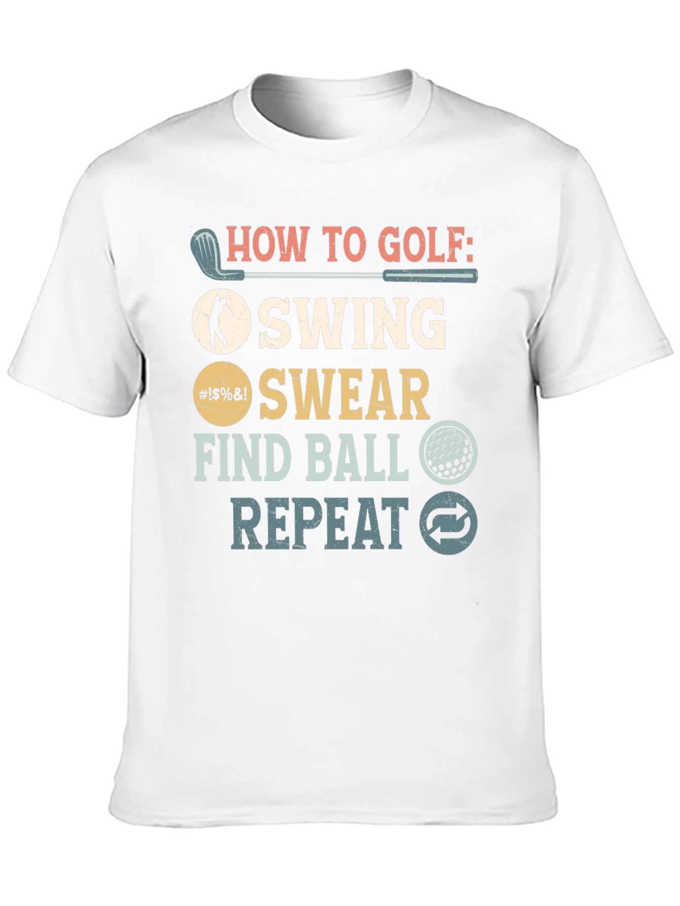 How to Golf Funny T-Shirt