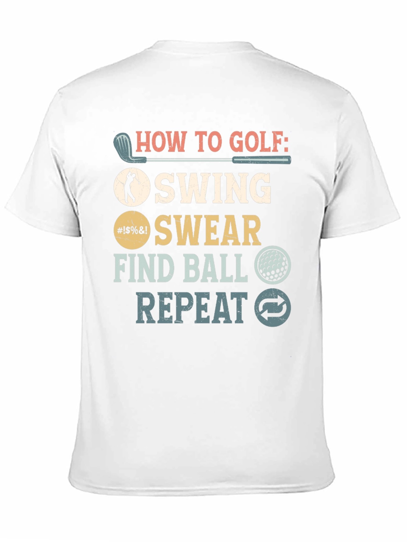 How to Golf Funny T-Shirt