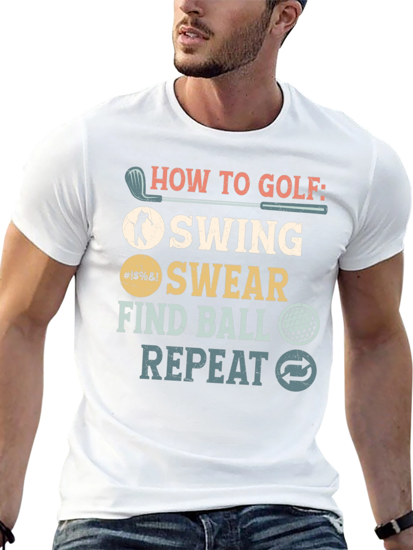 How to Golf Funny T-Shirt