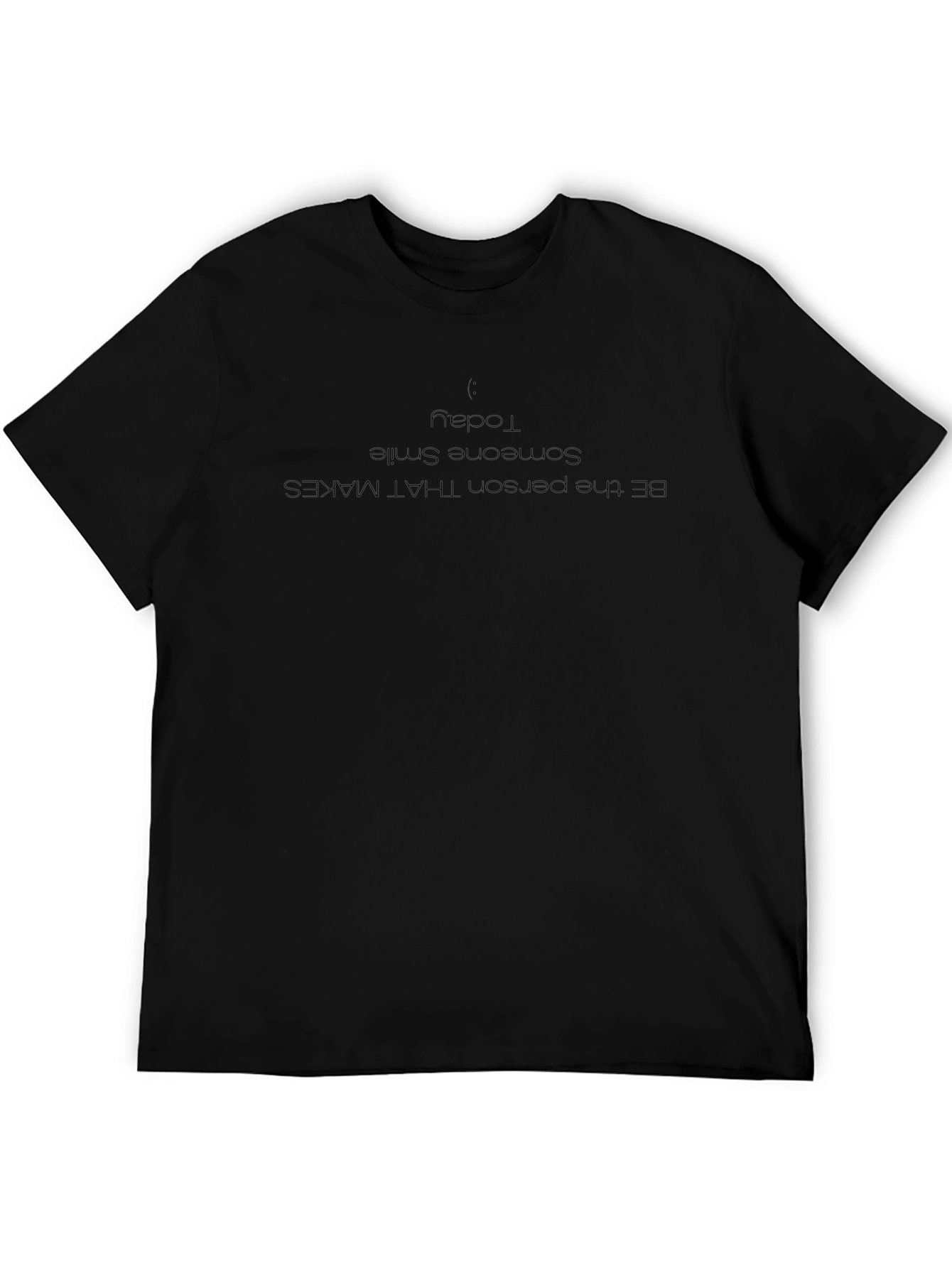 Inspirational Graphic Tee: Be the Smile Today!